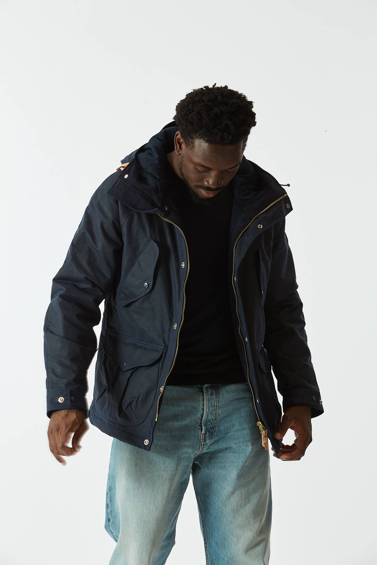 Parka FISHERMAN PARKA blu