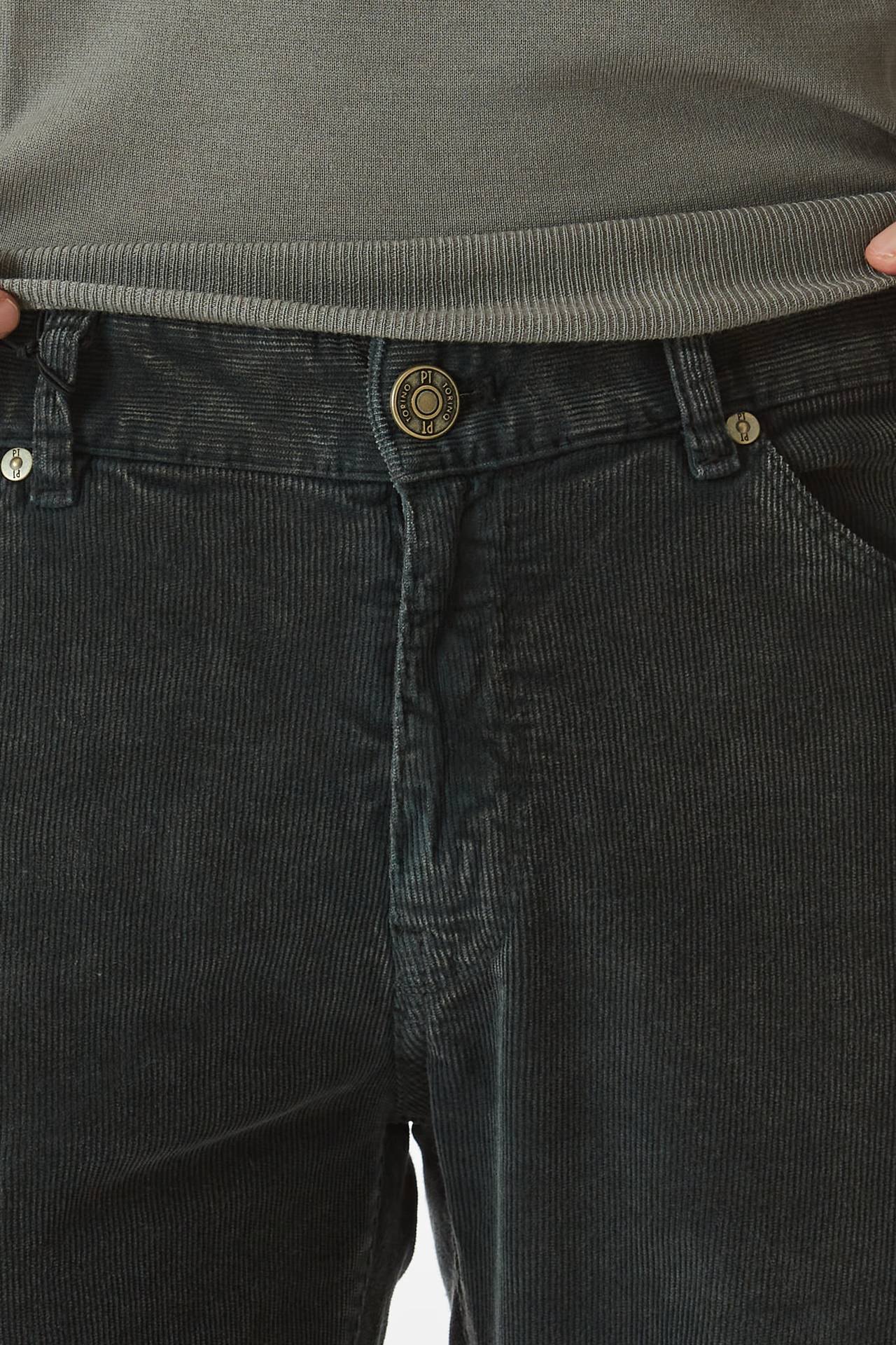 Jeans SWING in velluto grigio