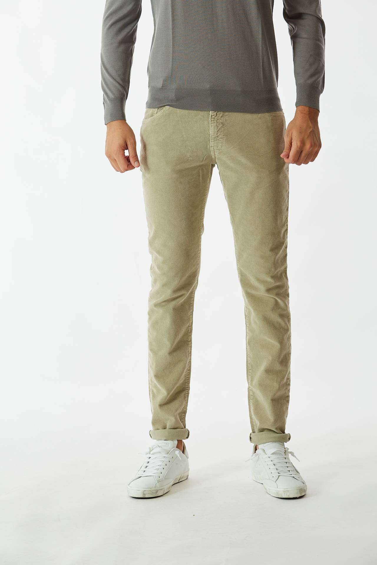 Jeans SWING in velluto beige PT Torino Uomo U14PTT04 Pier