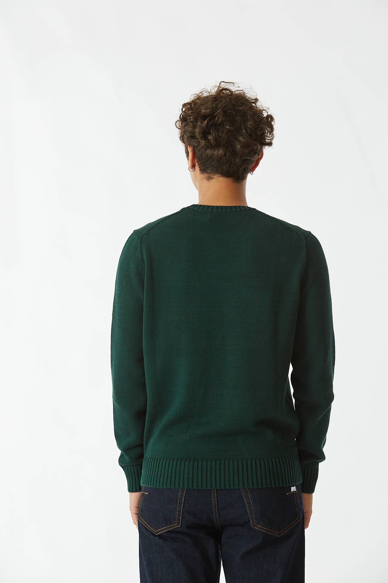 Maglia in cotone verdone