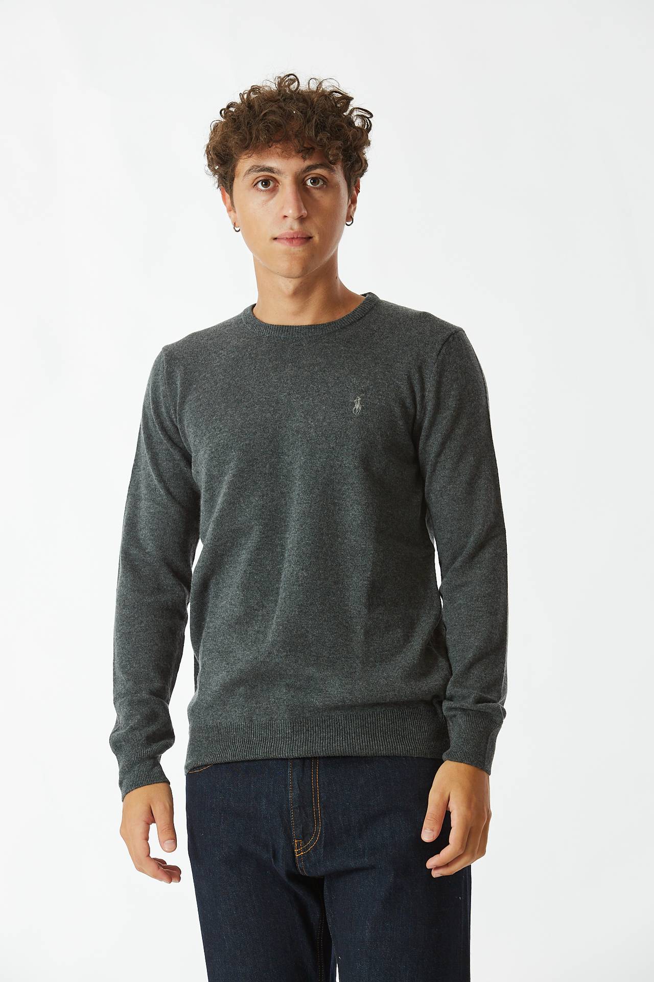Maglia in lana grigio