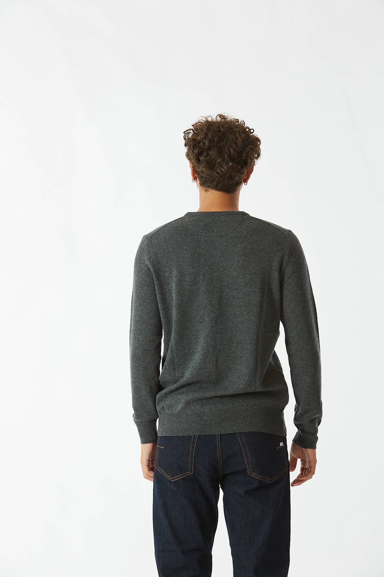Maglia in lana grigio