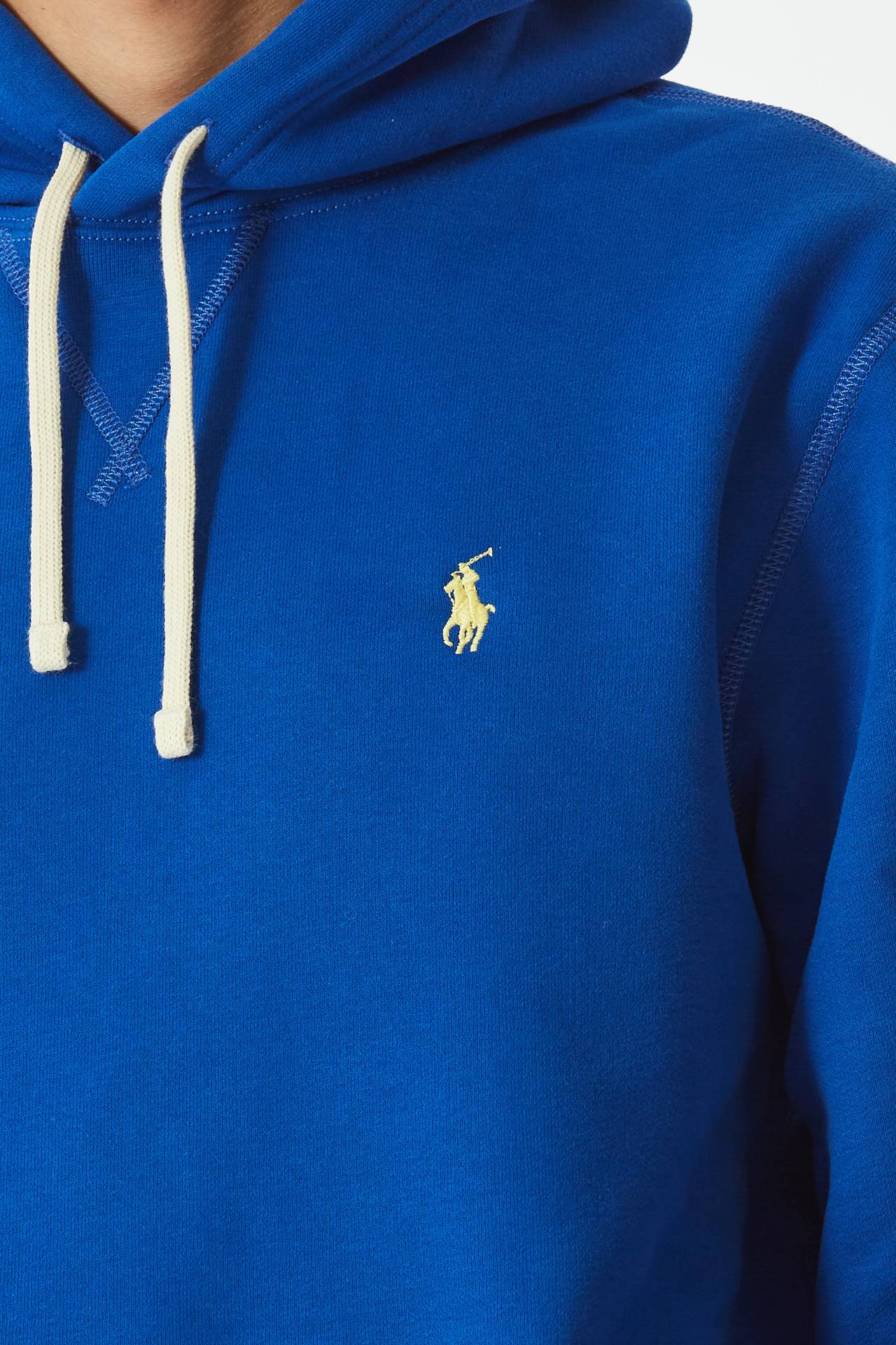 Felpa cappuccio bluette