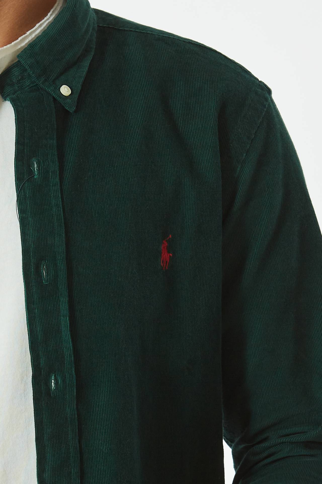 Camicia mille righe verde