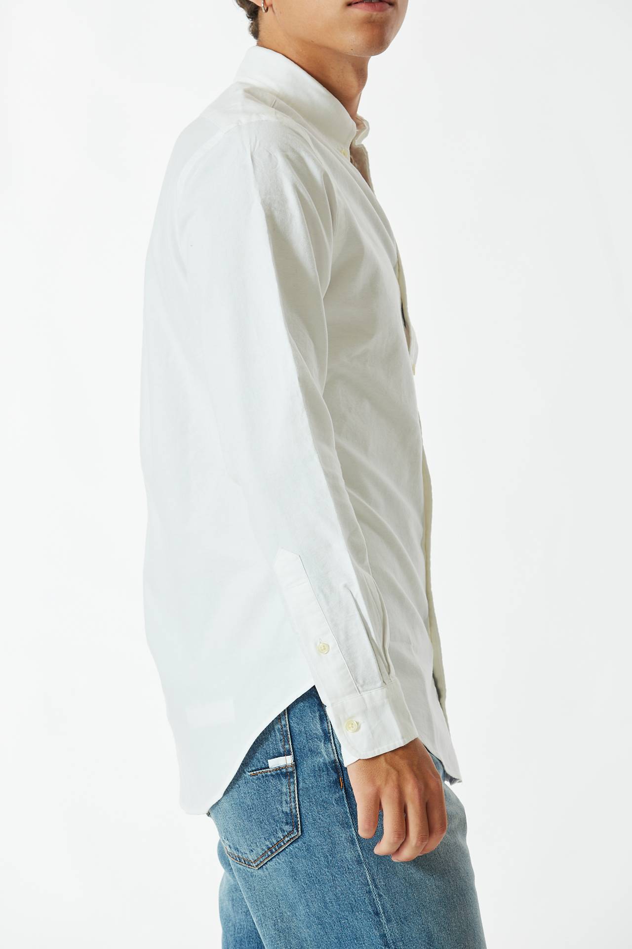 Camicia in cotone bianco