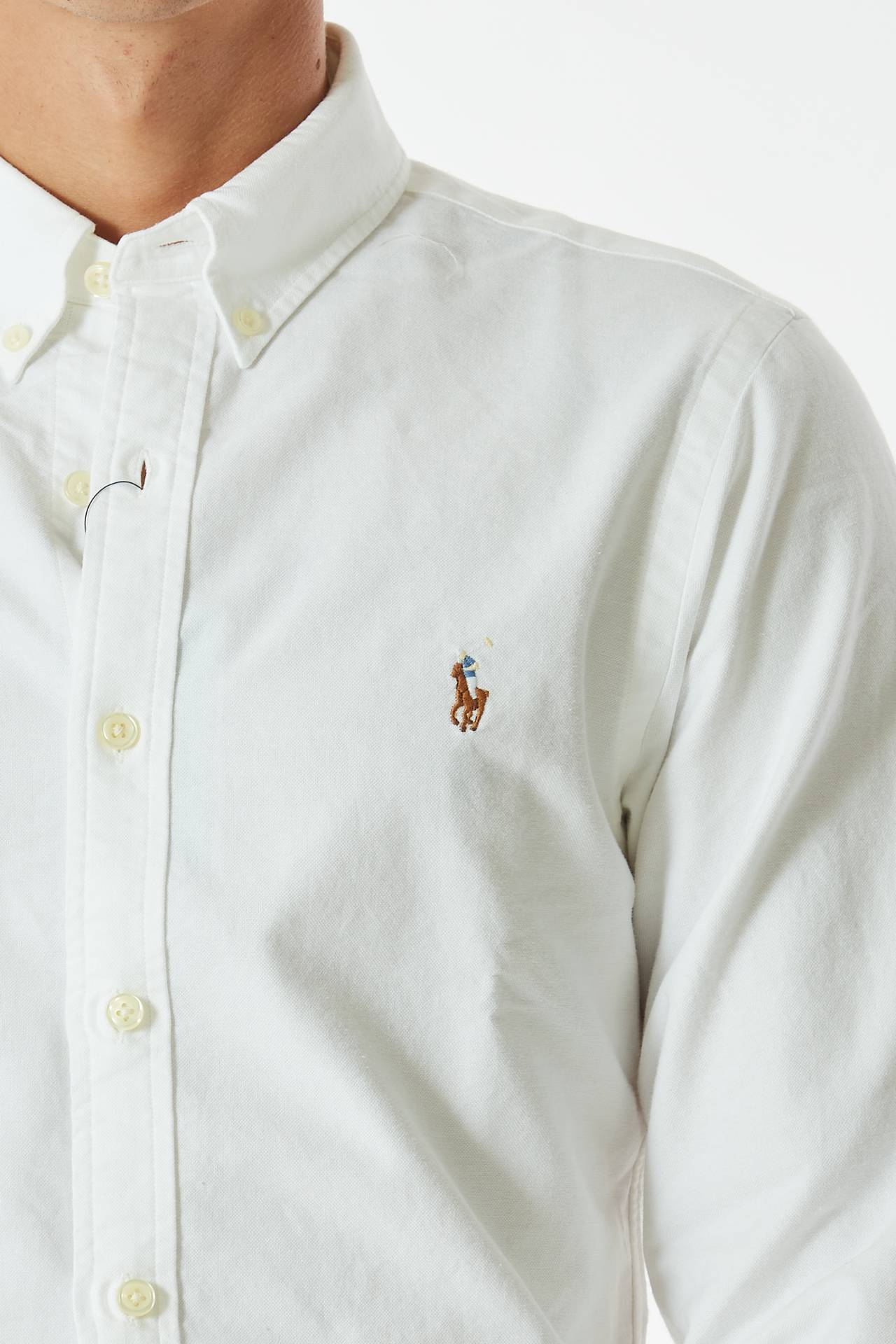 Camicia in cotone bianco