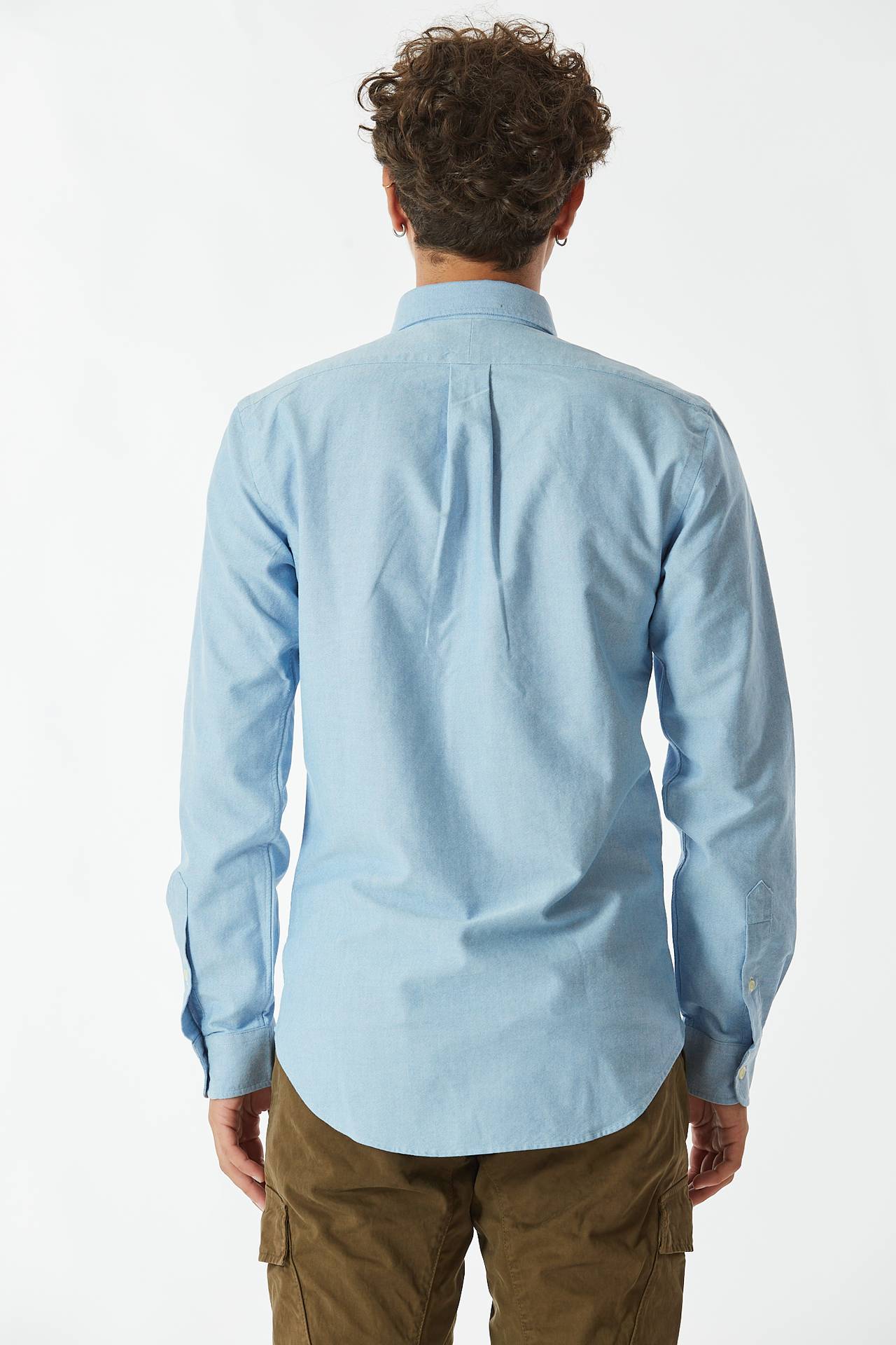 Camicia in cotone azzurro