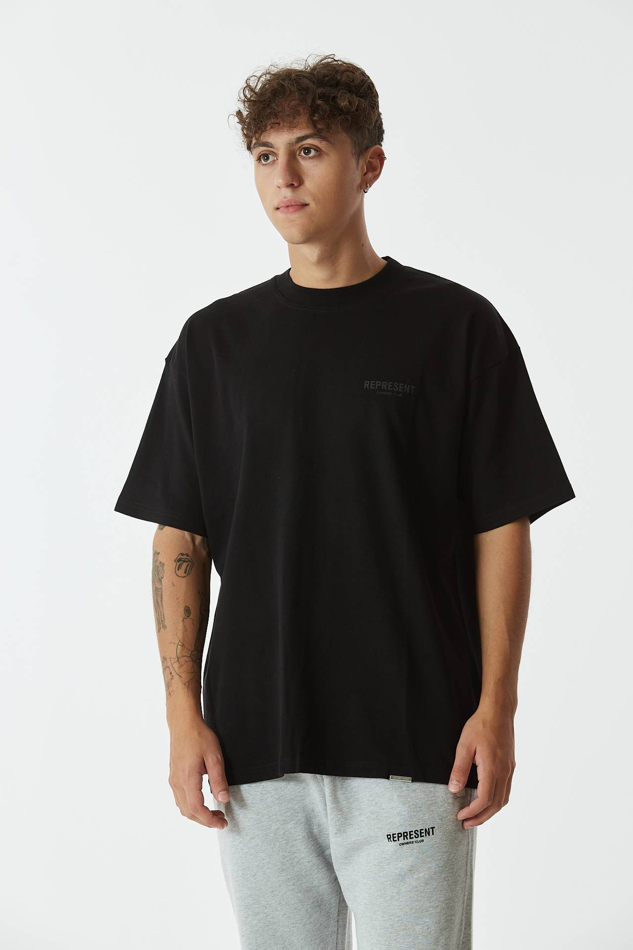 T-shirt in cotone nero