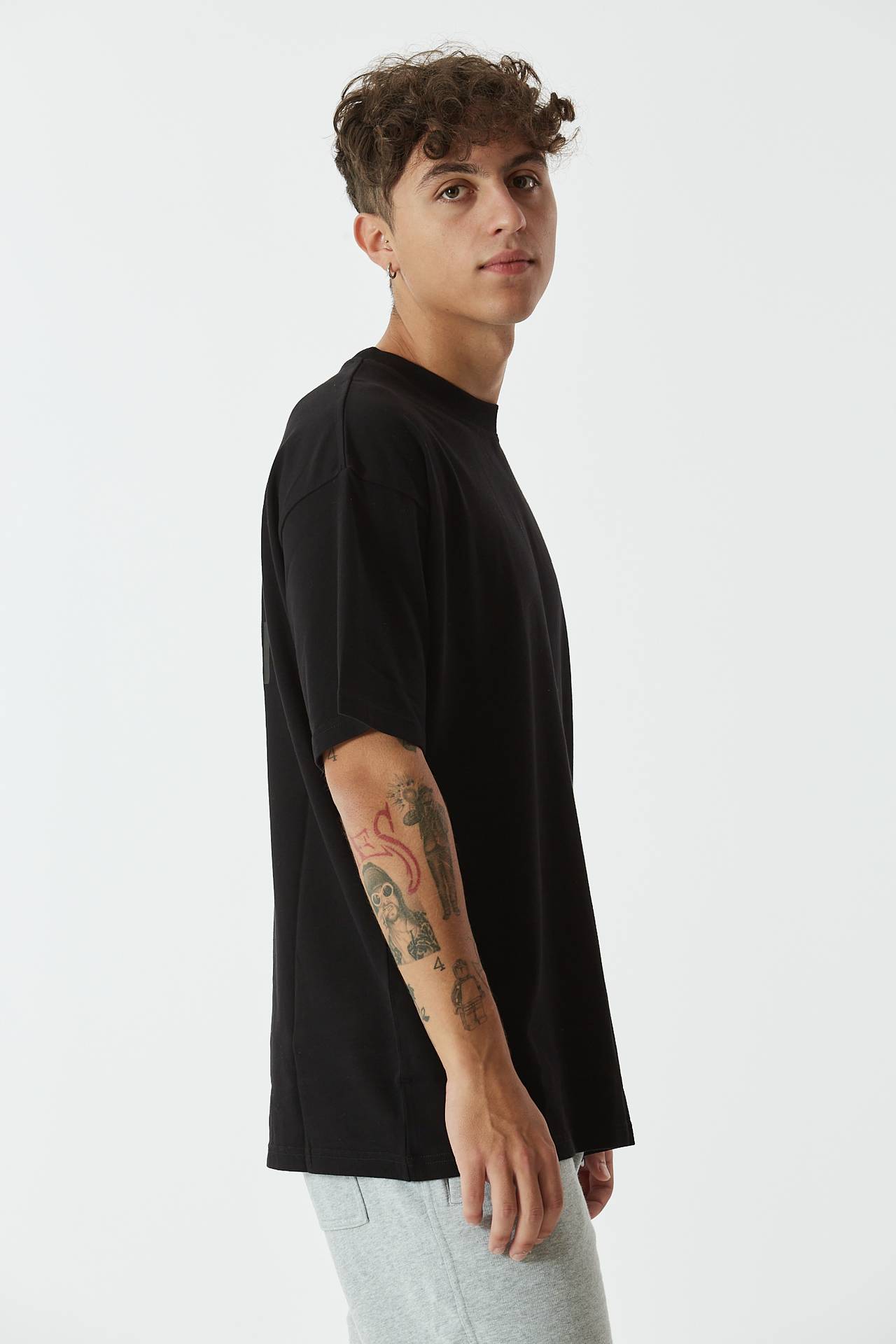T-shirt in cotone nero