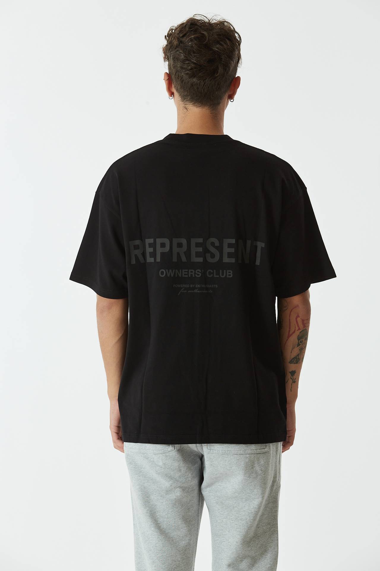 T-shirt in cotone nero
