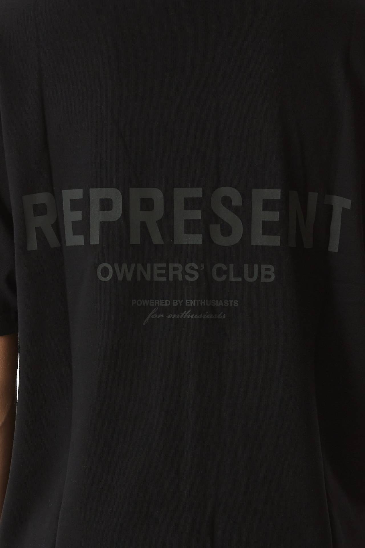 T-shirt in cotone nero
