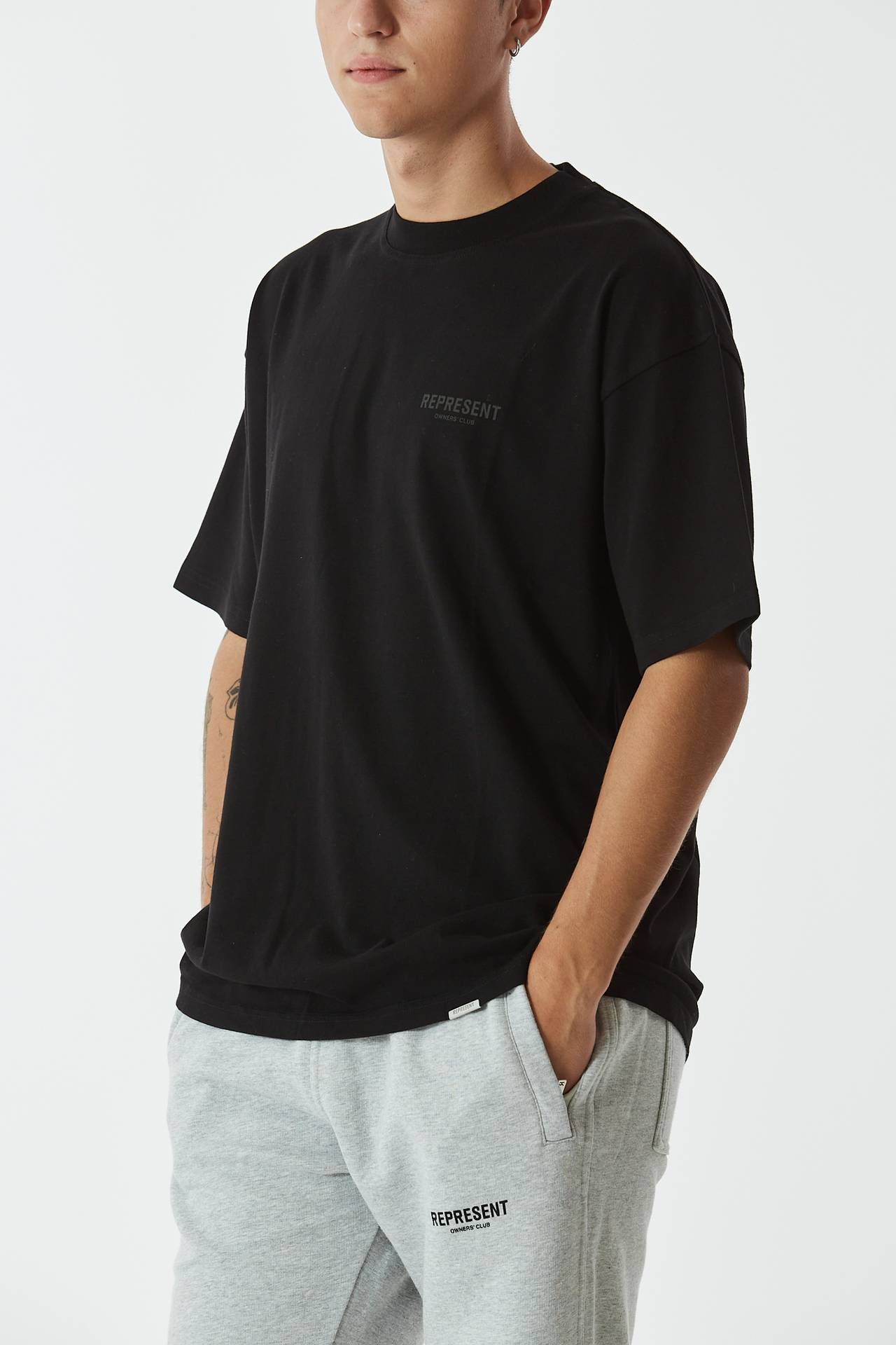 T-shirt in cotone nero