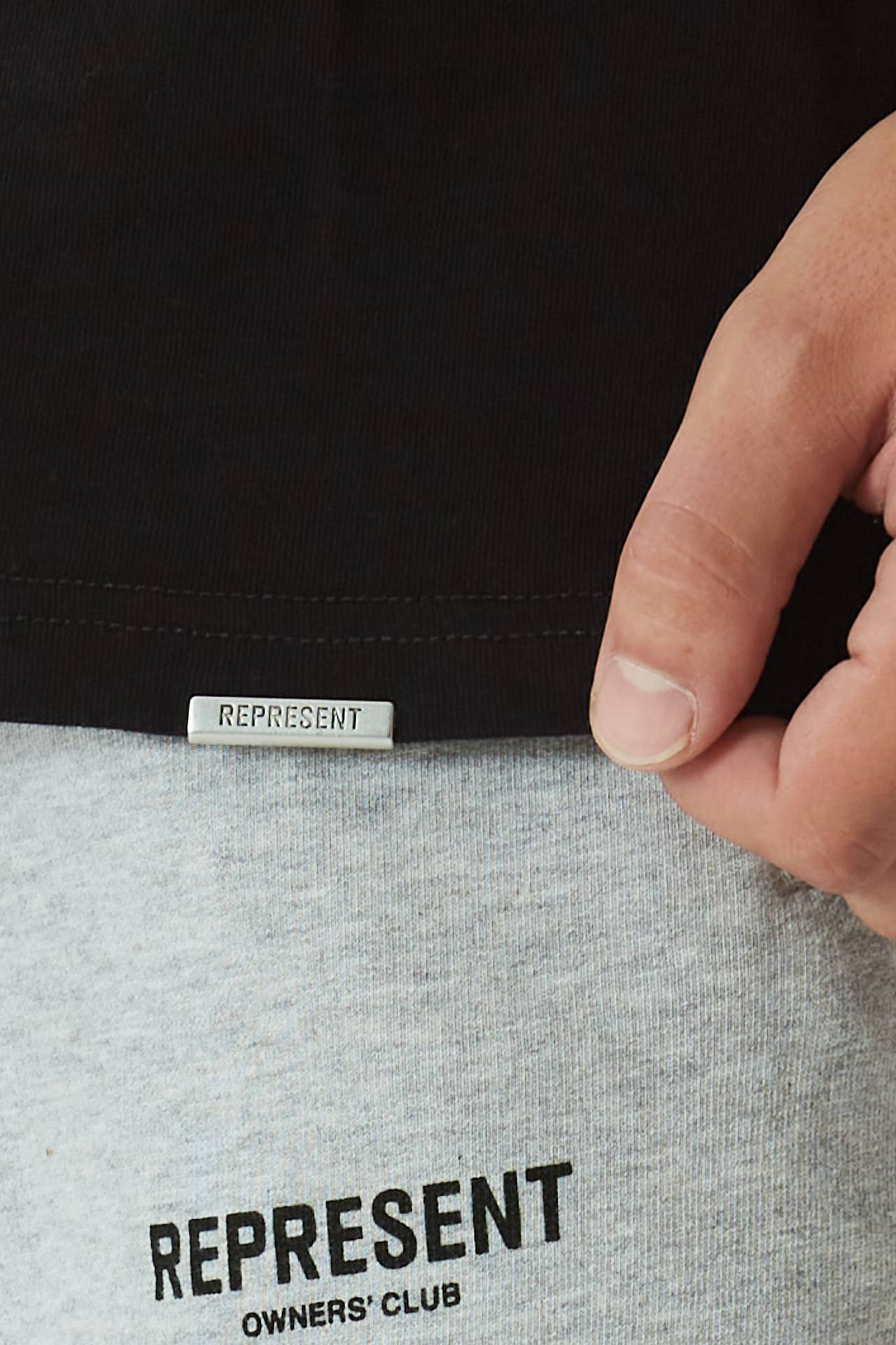 T-shirt in cotone nero