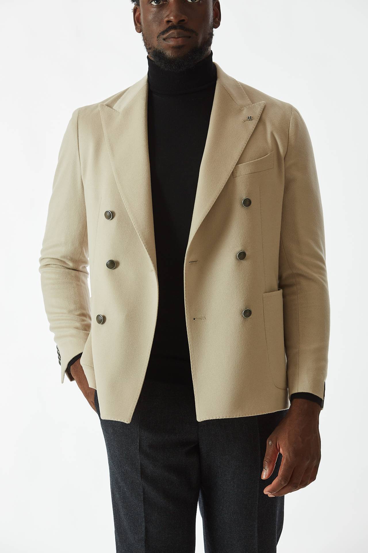 Giacca MONTECARLO cashmere panna