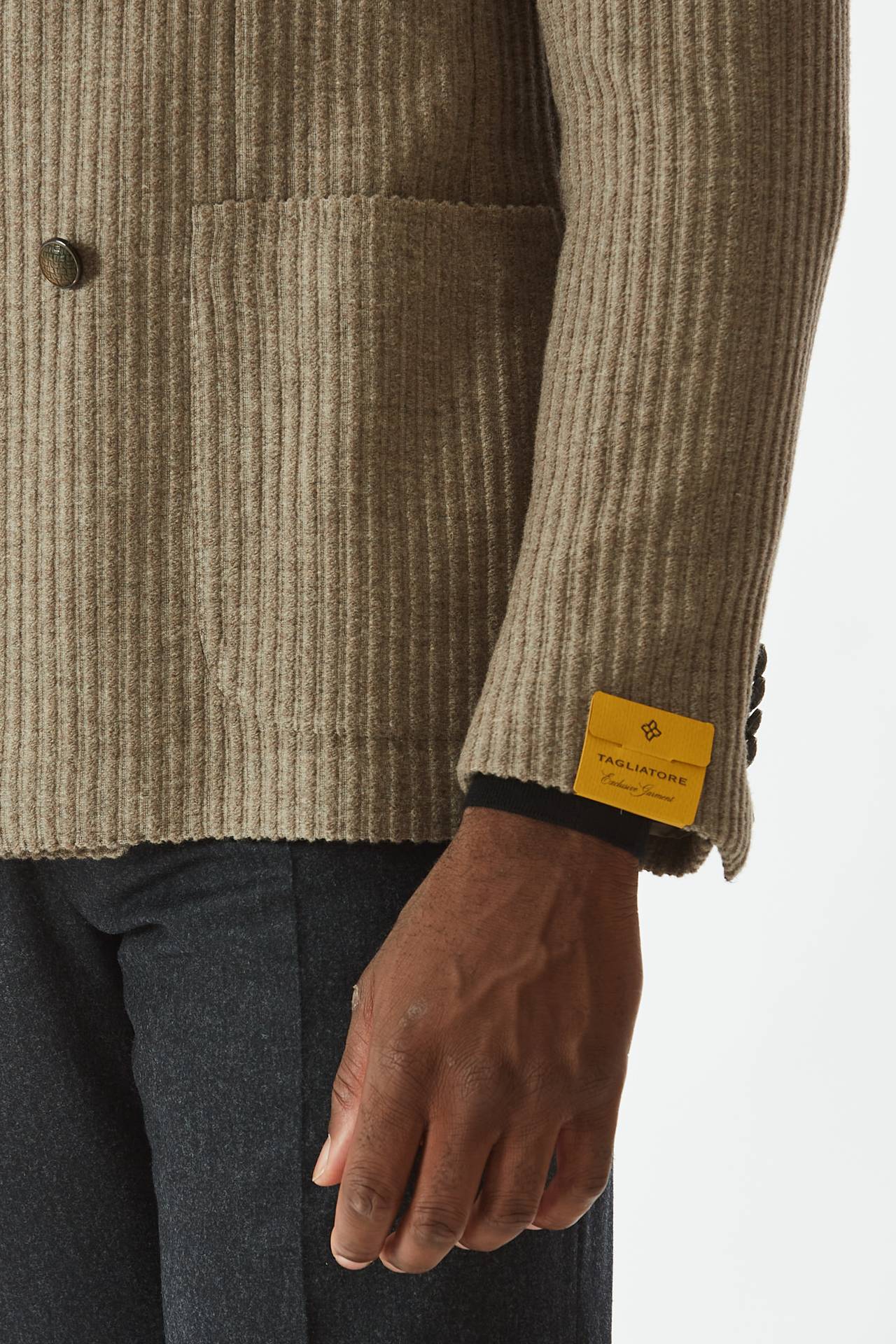 Giacca MONTECARLO a coste beige