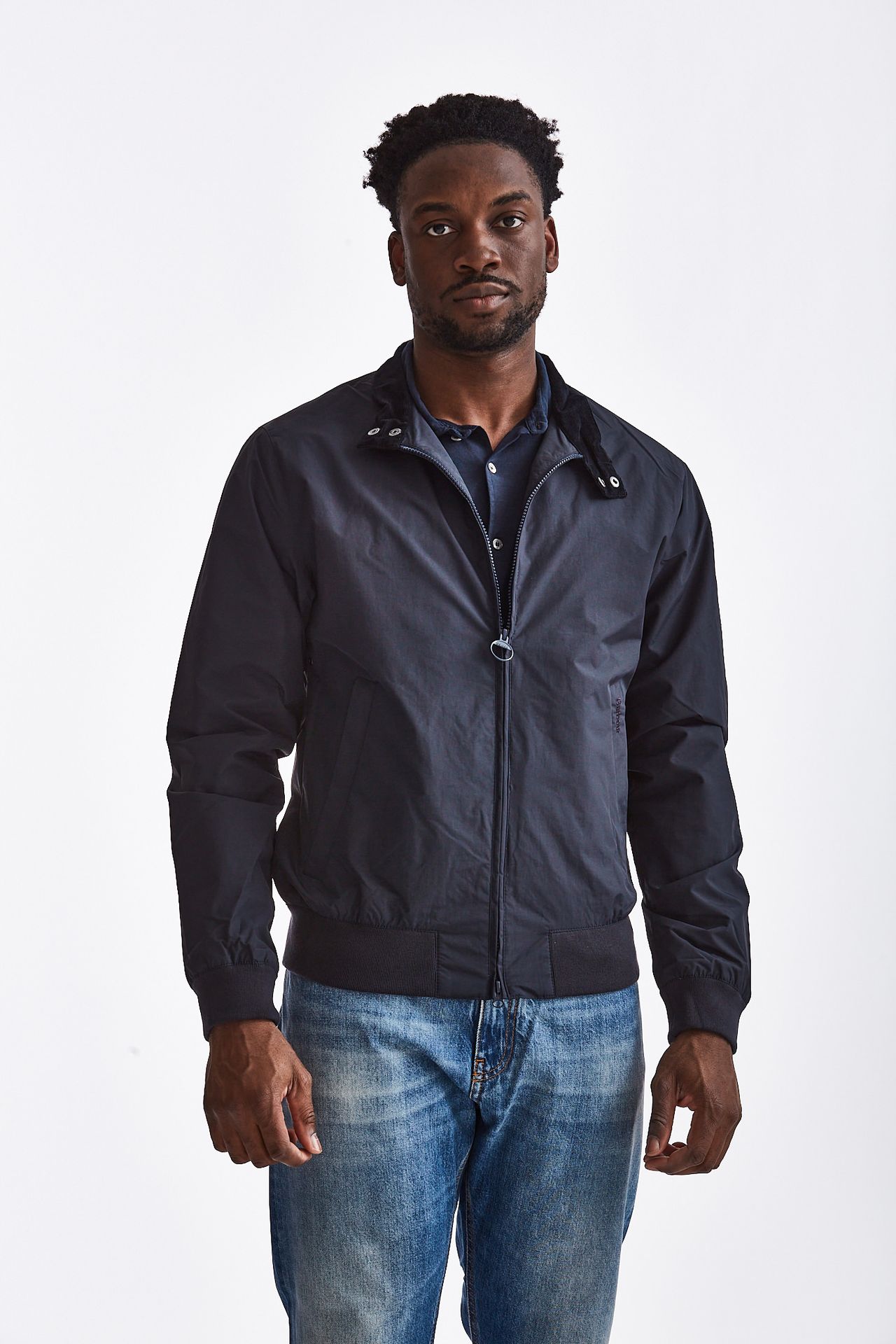 Bomber ROYSTON JACKET in nylon blu