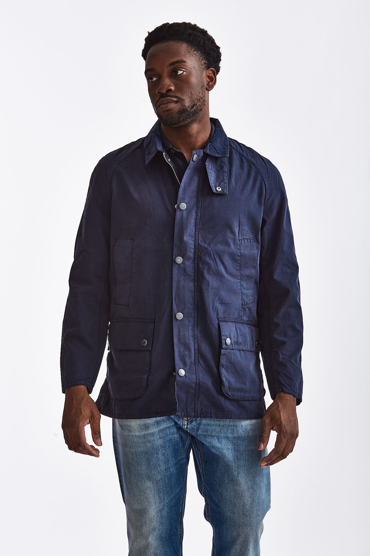 Giacca ASHBY CASUAL in cotone blu