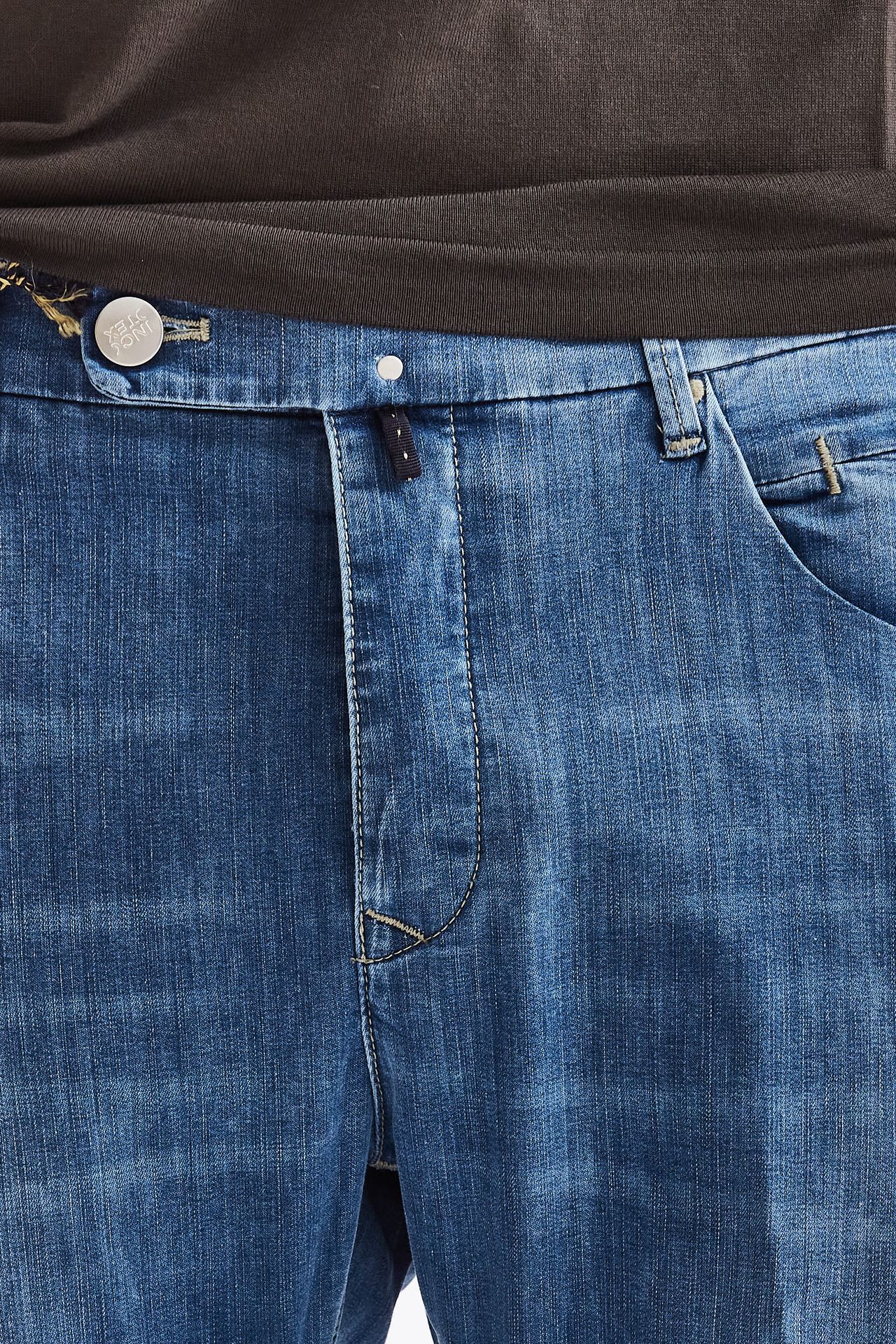 Jeans in cotone stretch lavaggio chiaro