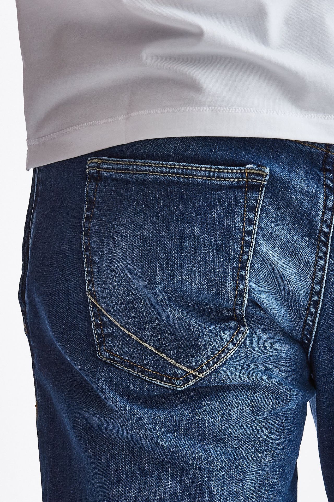 Jeans cotone stretch lavaggio scuro