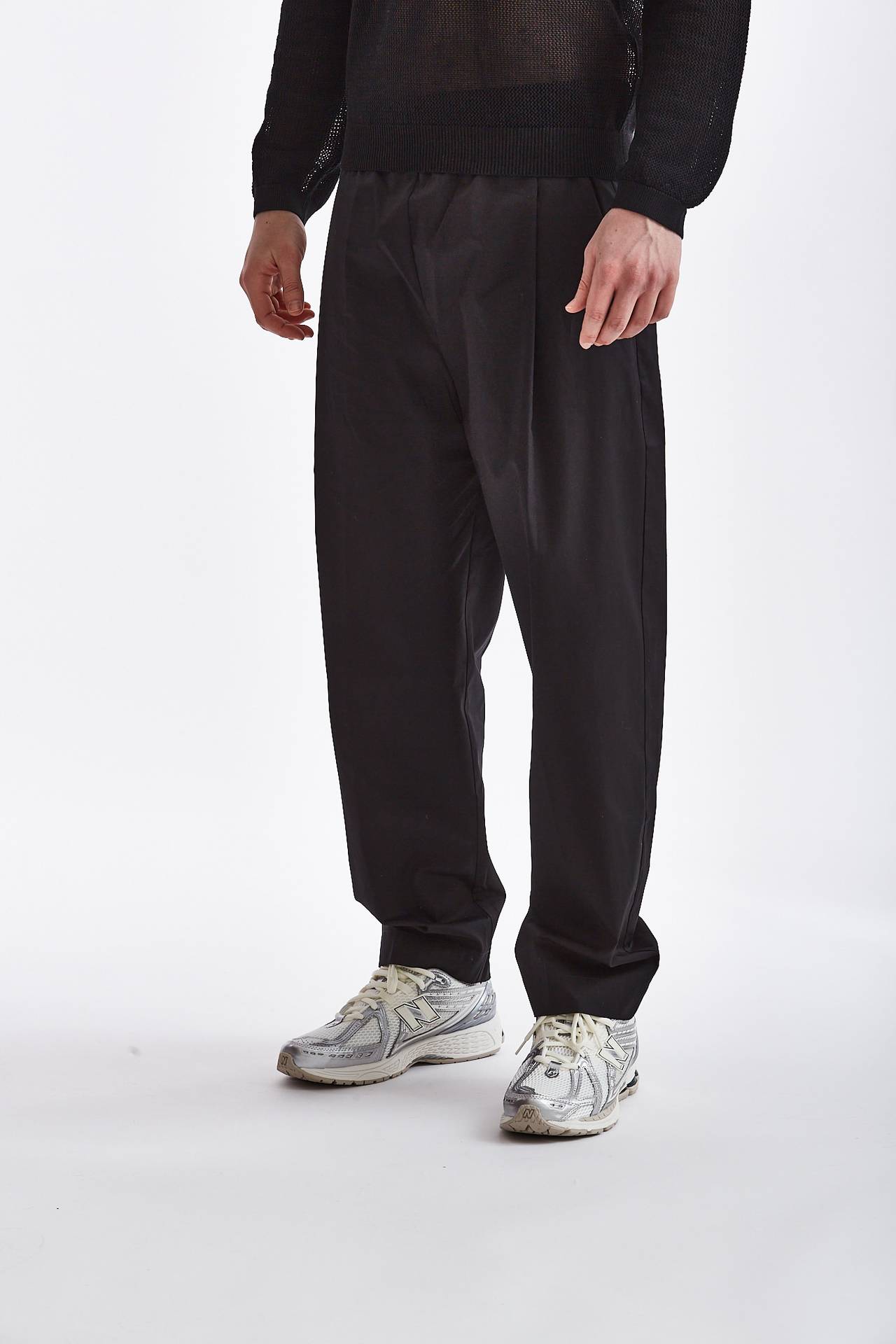 Pantalone oversize nero Laneus Uomo Pier Abbigliamento Worldwide