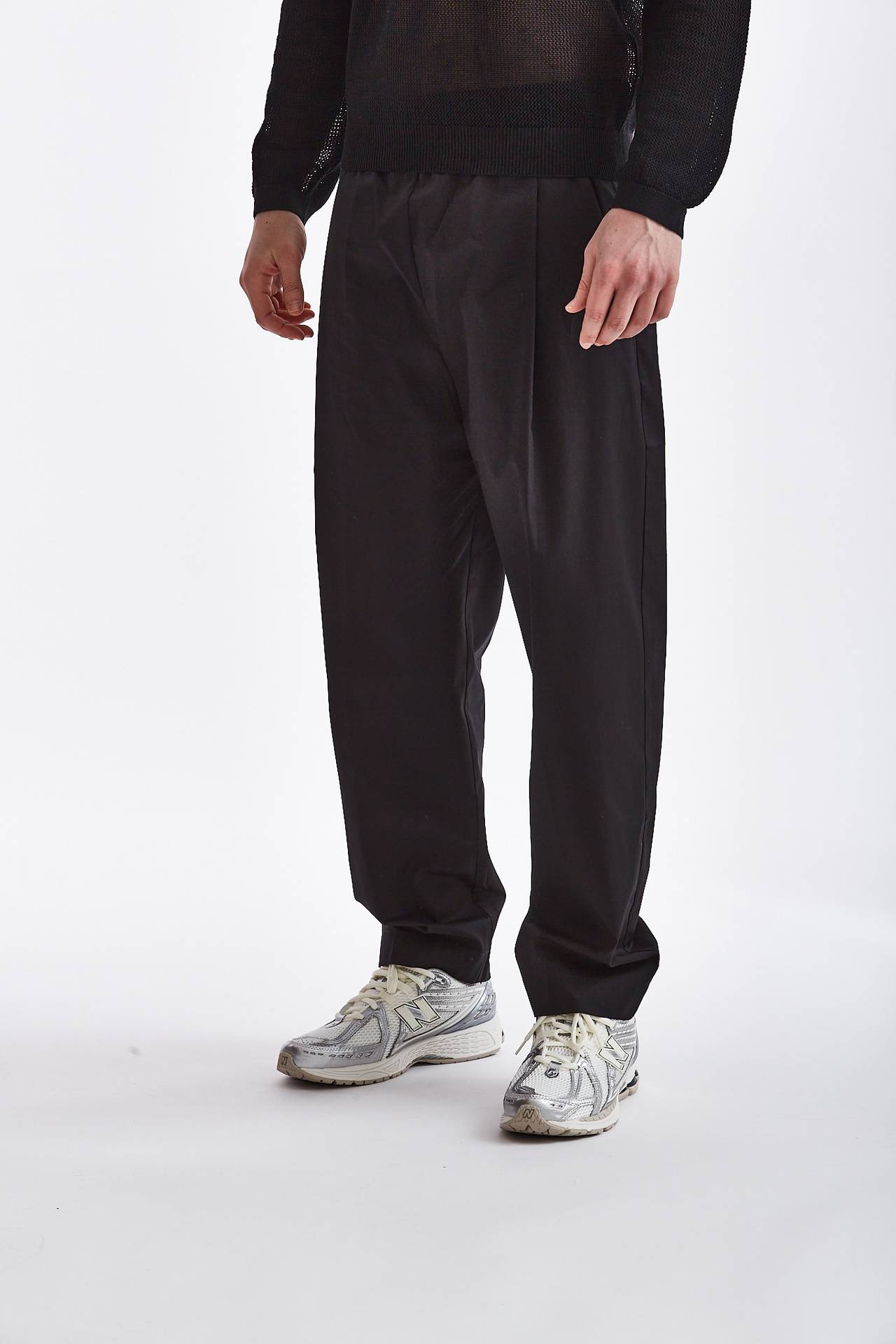 Pantalone oversize nero