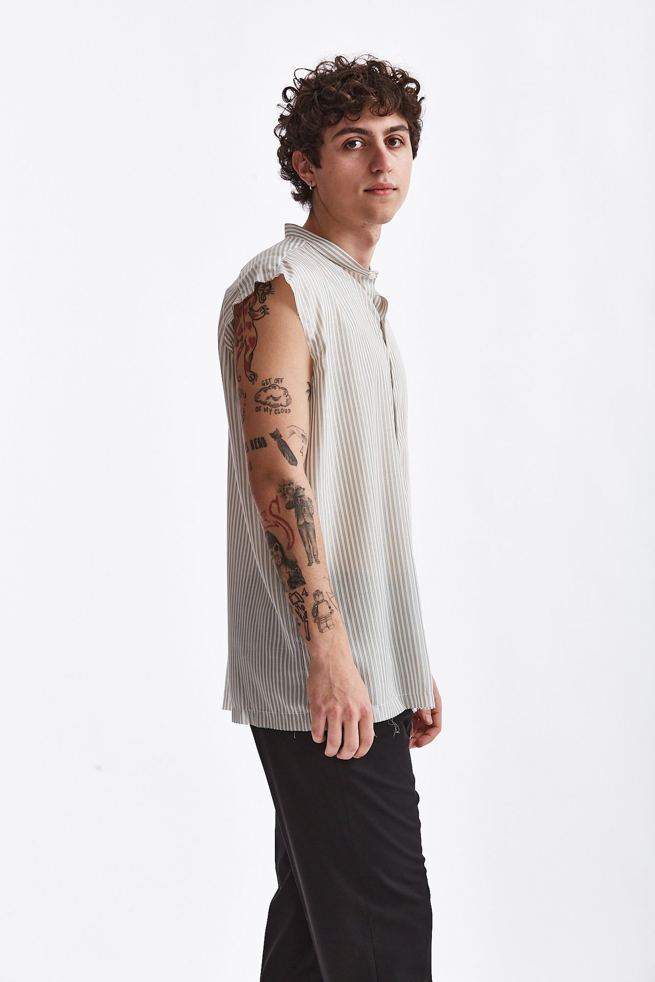 Camicia smanicata uomo deals