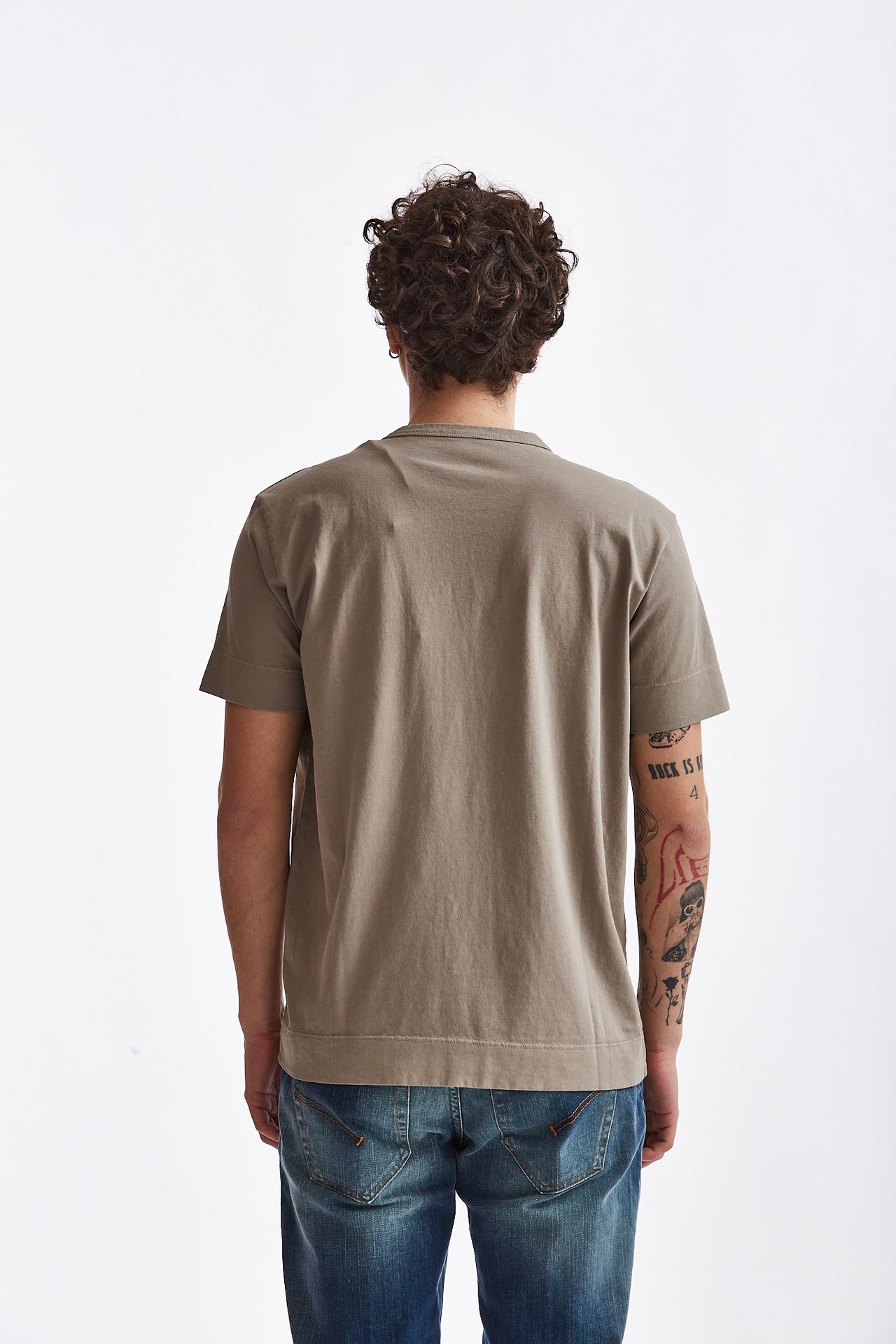 T-shirt in cotone fango