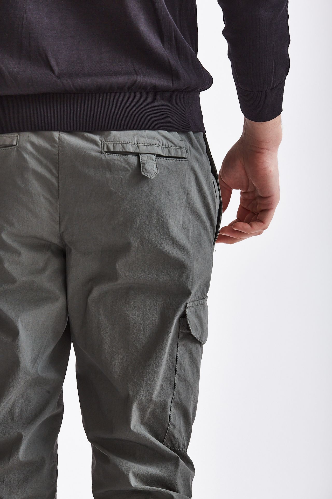 Pantalone SOFT FIT in cotone verde
