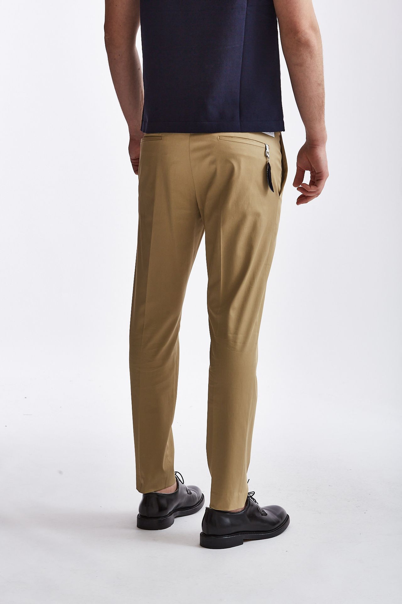 Pantalone EDGE-DIECI in cotone cammello