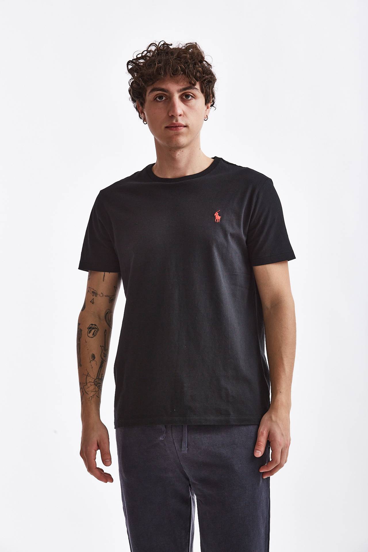 T-shirt in cotone nero