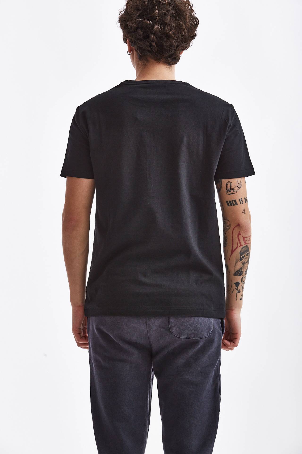 T-shirt in cotone nero