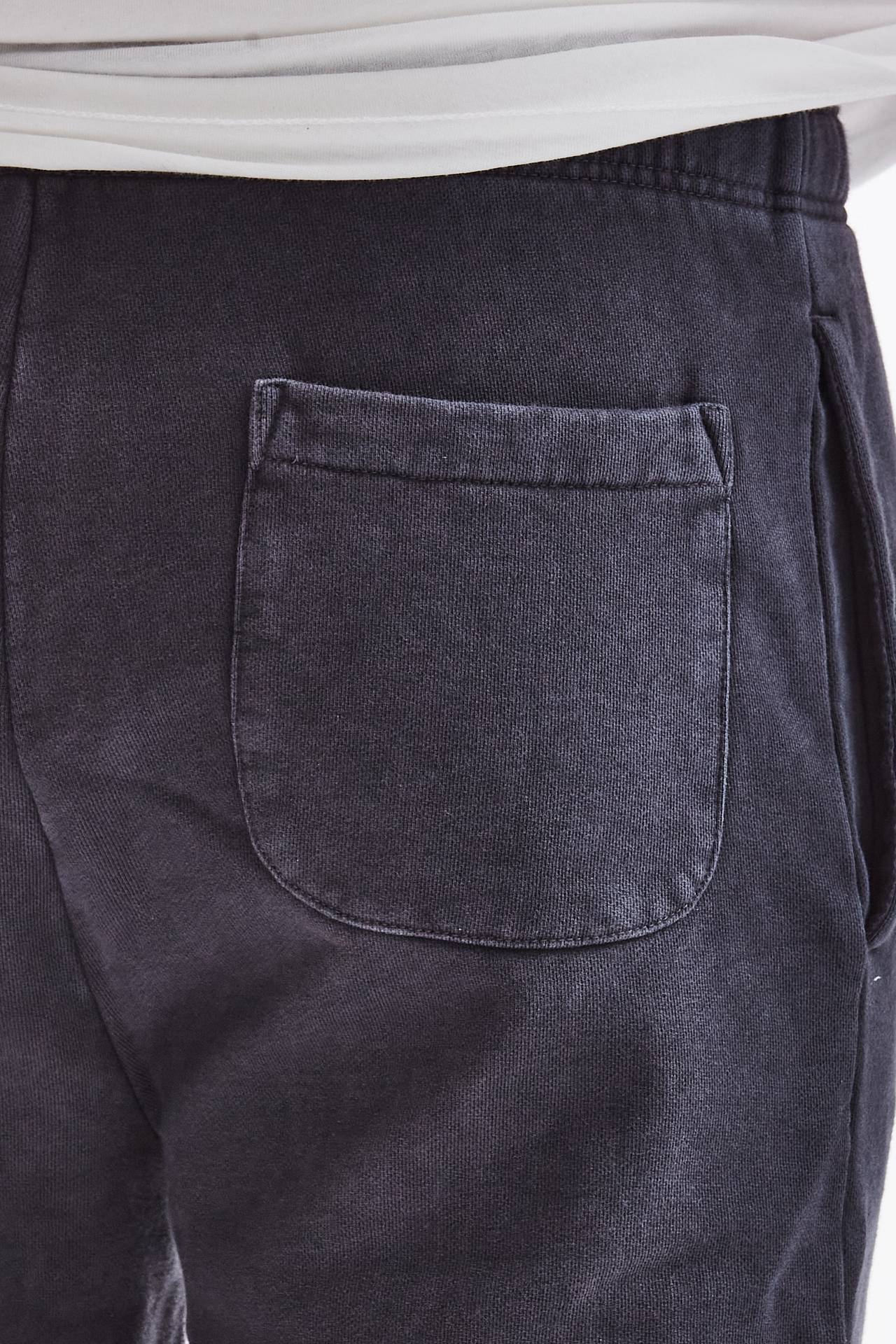 Pantalone tuta in cotone lavato nero
