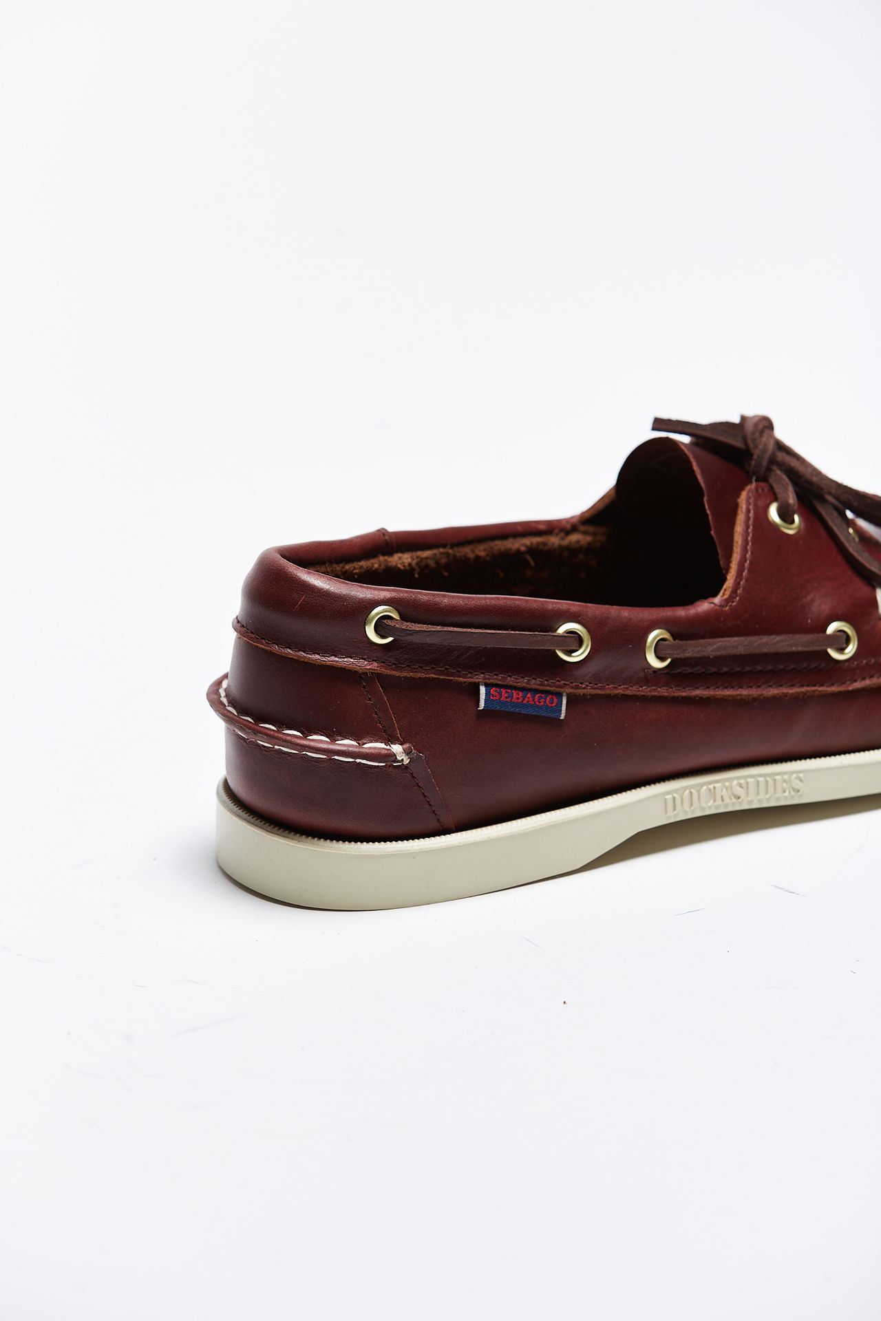 Mocassini DOCKSIDE PORTLAND in pelle burgundy