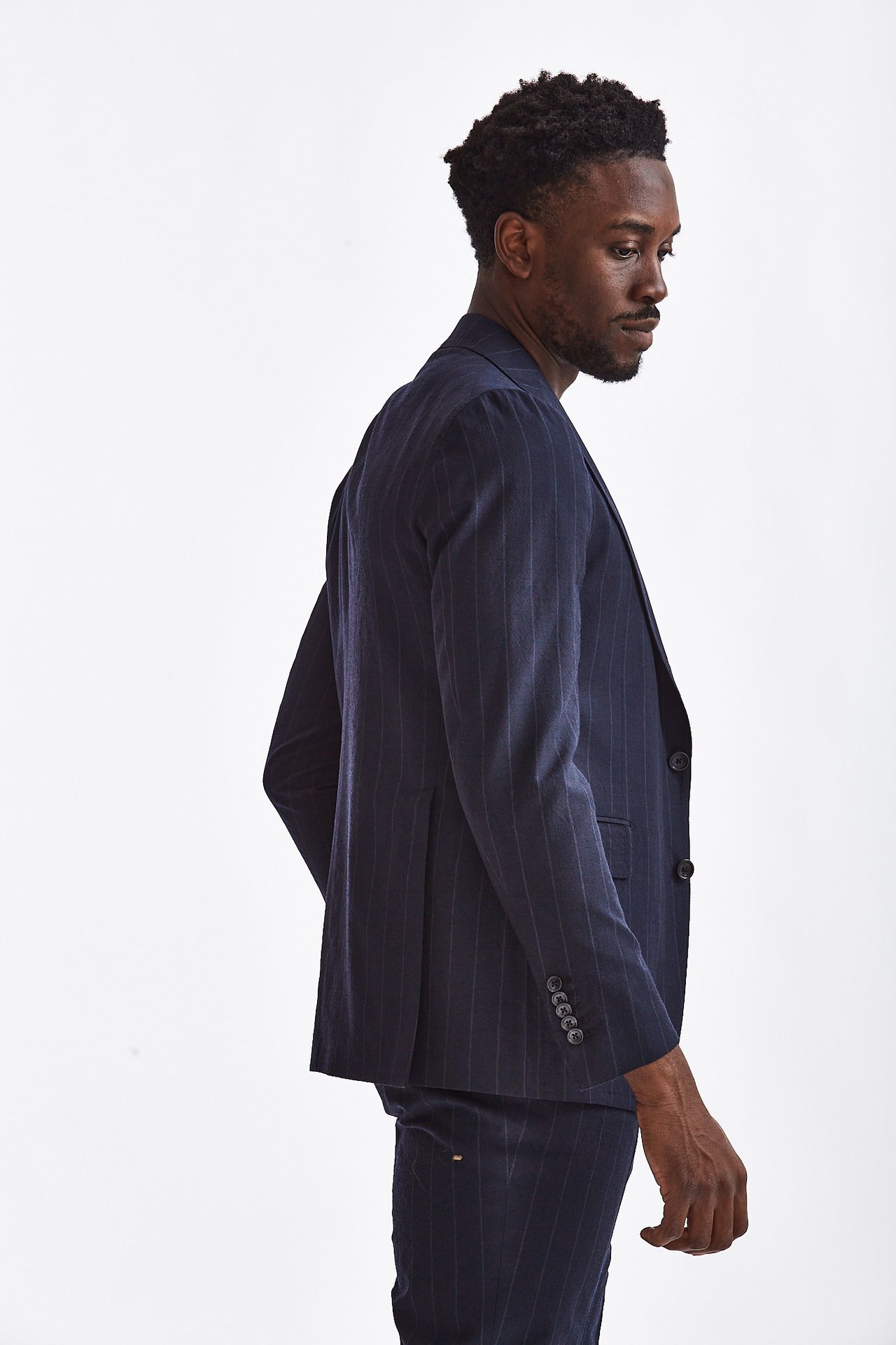 Abito PINO LERARIO gessato blu Tagliatore Uomo Pier Abbigliamento Worldwide
