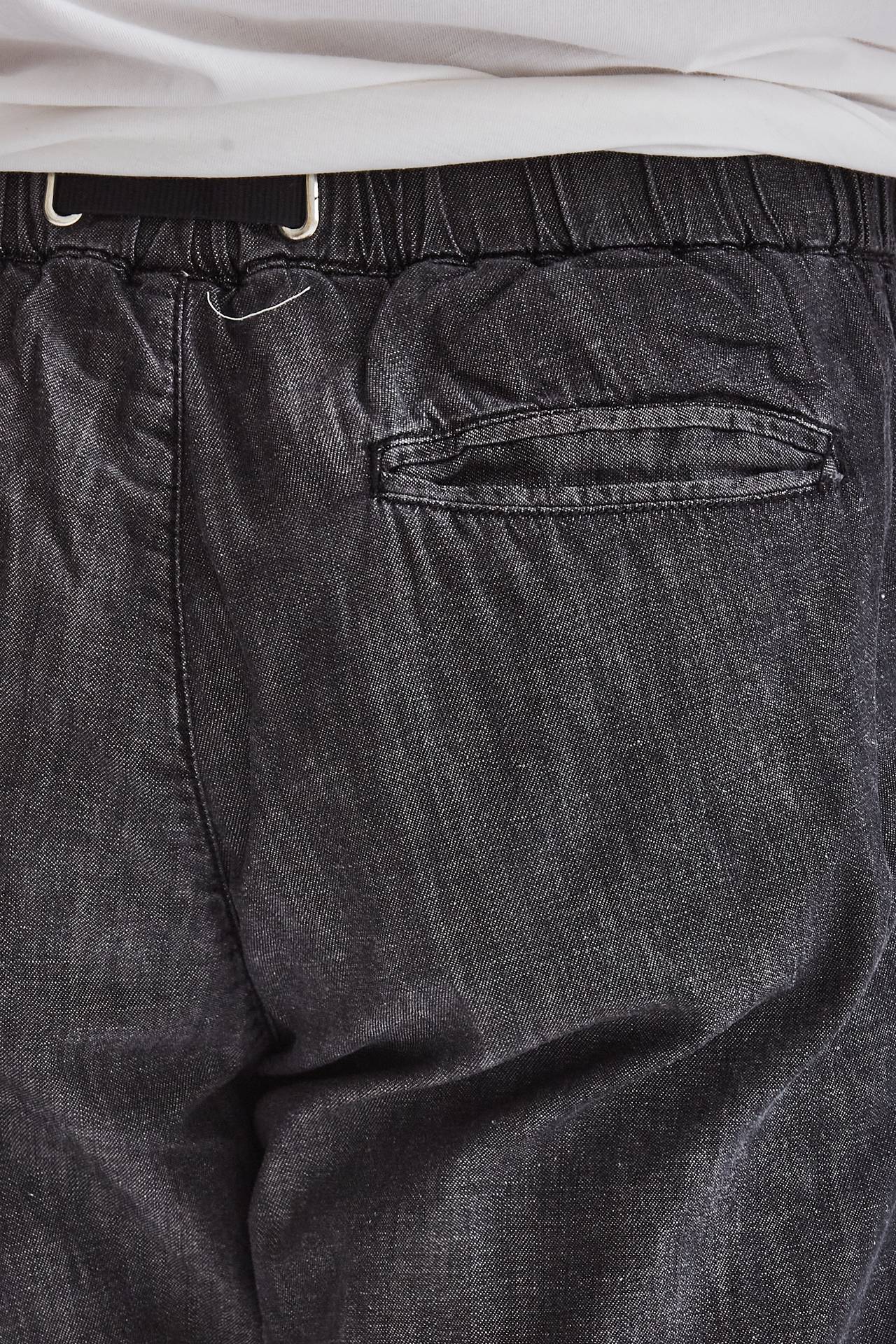 Pantalone in chambray  grigio