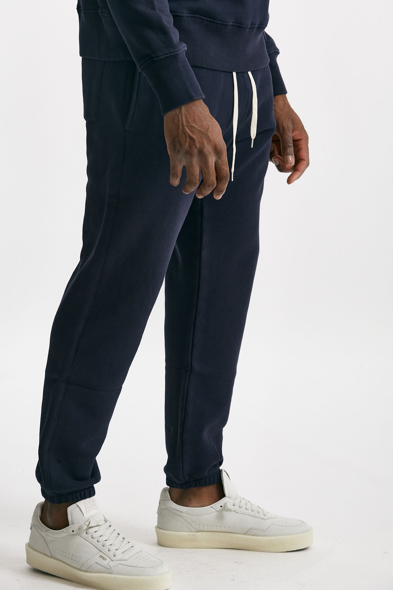 Pantalone jogging in cotone blu