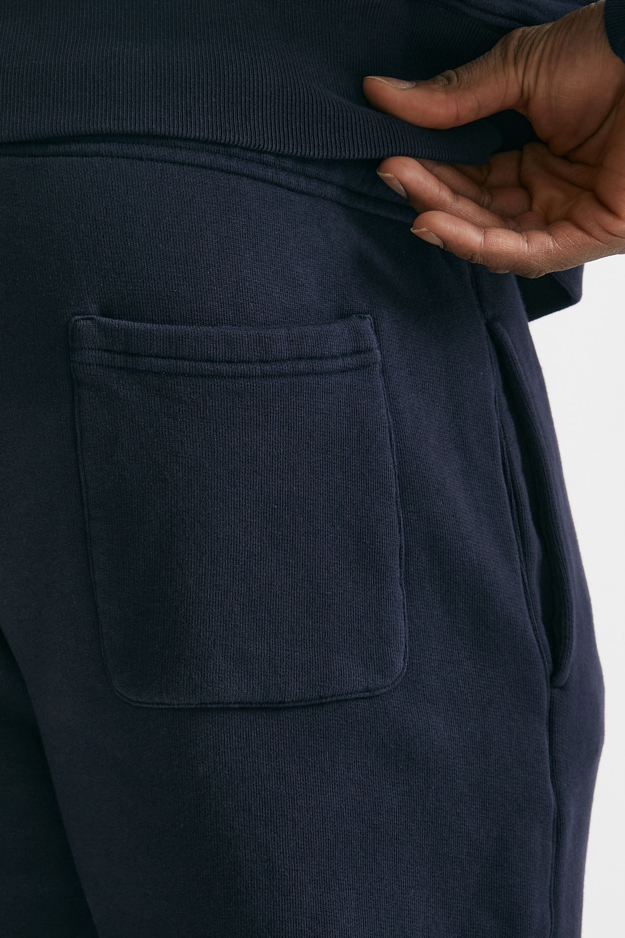 Pantalone jogging in cotone blu