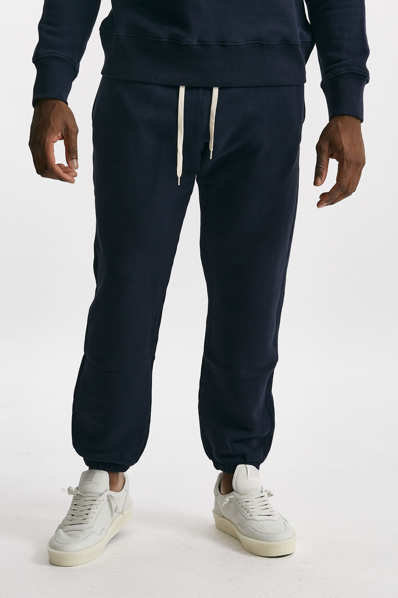 Pantalone jogging in cotone blu