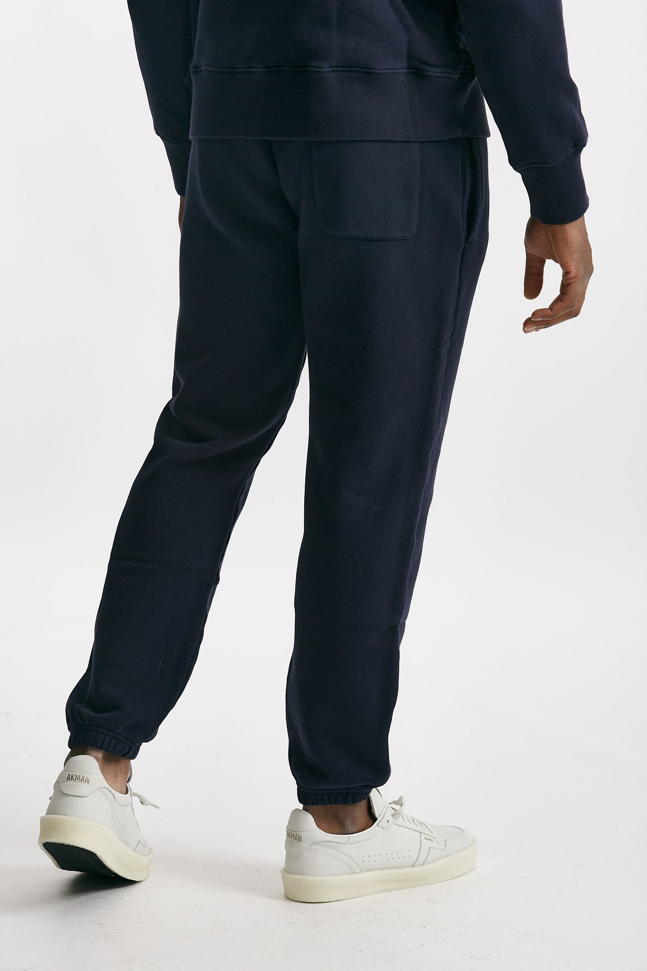 Pantalone jogging in cotone blu
