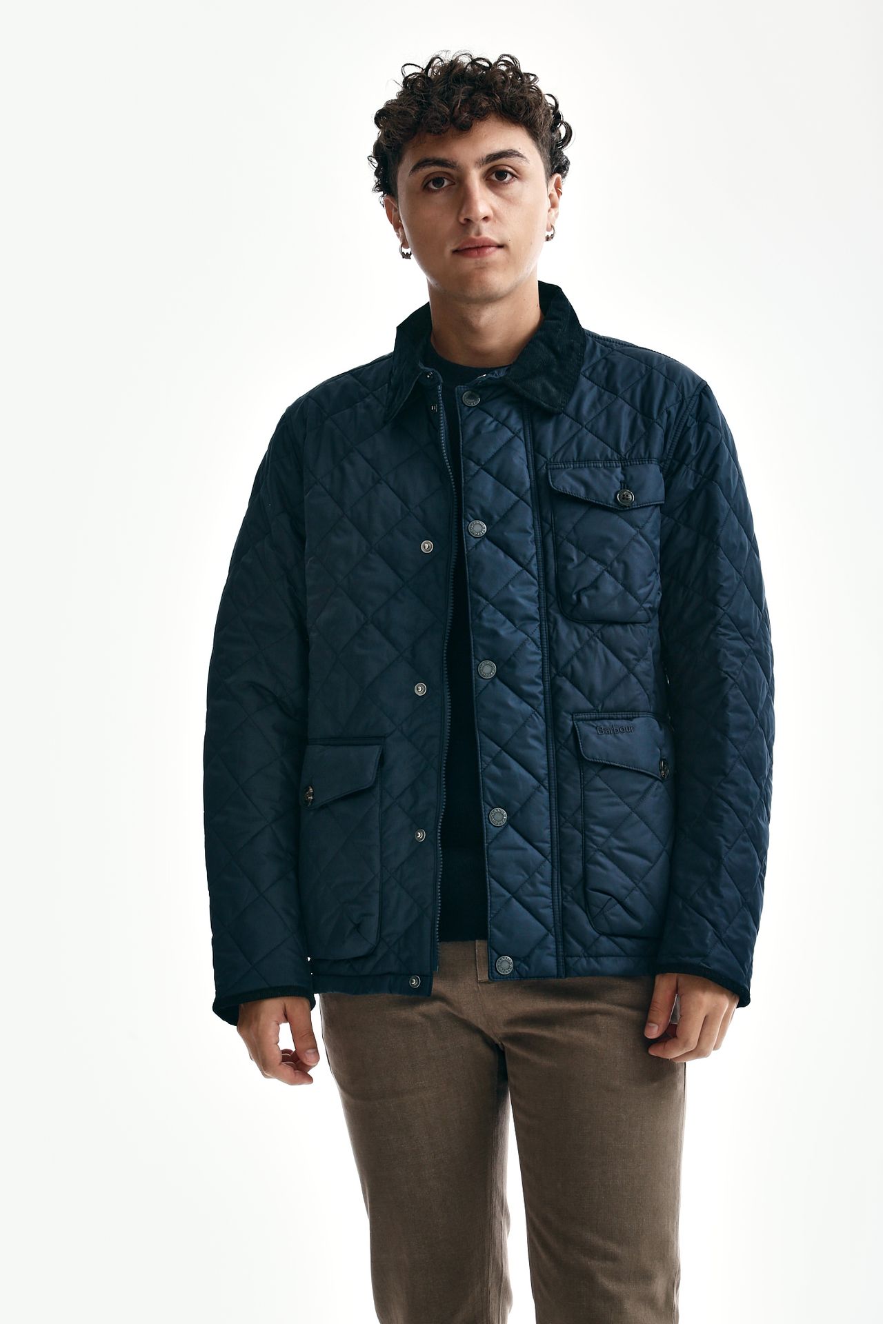 Giacca trapuntata HORNBY QUILTED blu Barbour Uomo Pier Abbigliamento Worldwide