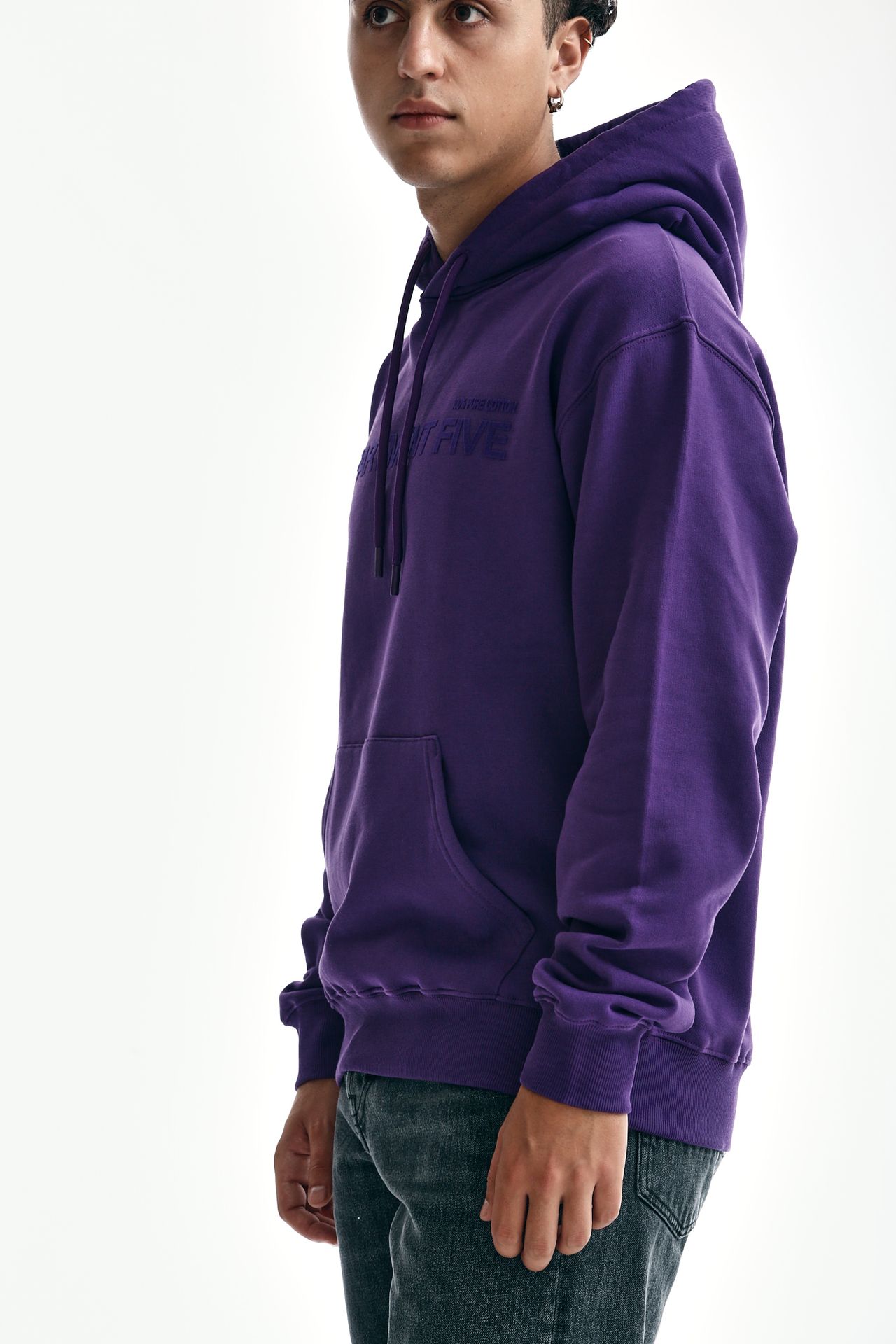 Felpa in cotone viola Department Five Uomo Pier Abbigliamento Worldwide