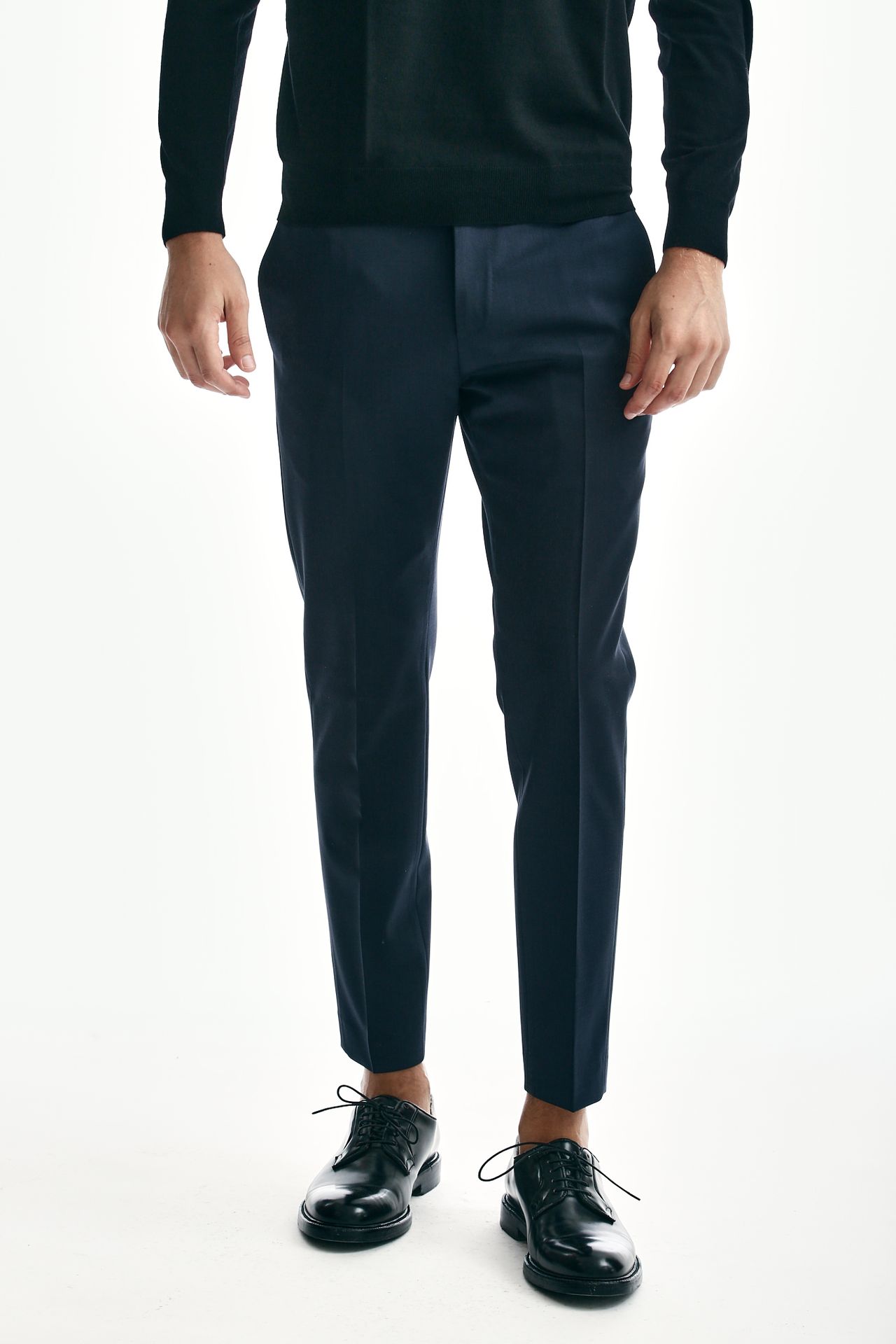 Pantalone EDGE DIECI in lana blu PT Torino Uomo U16PTT09 Pier Abbigliamento Italia