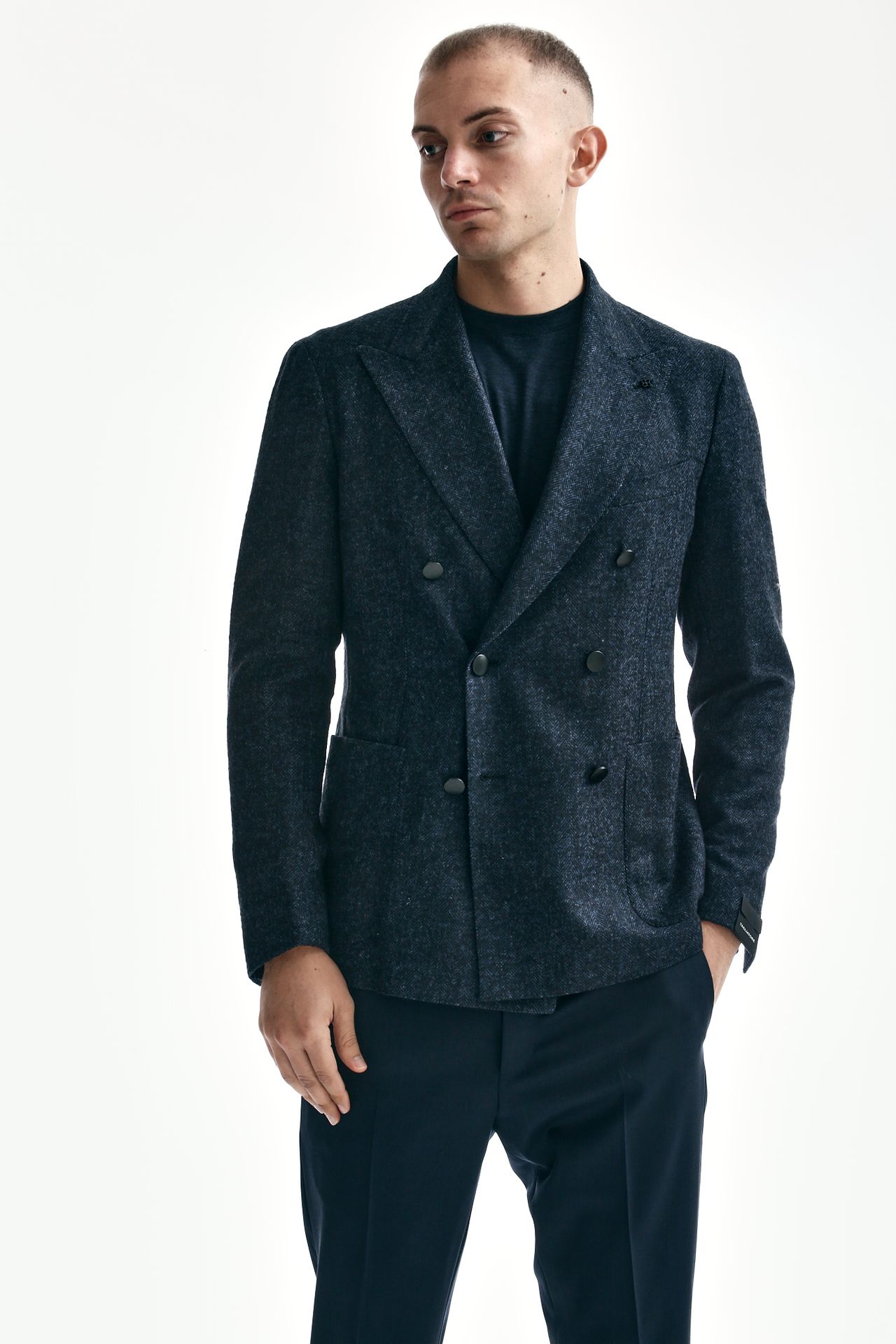 Giacca MONTECARLO spigato blu/nero