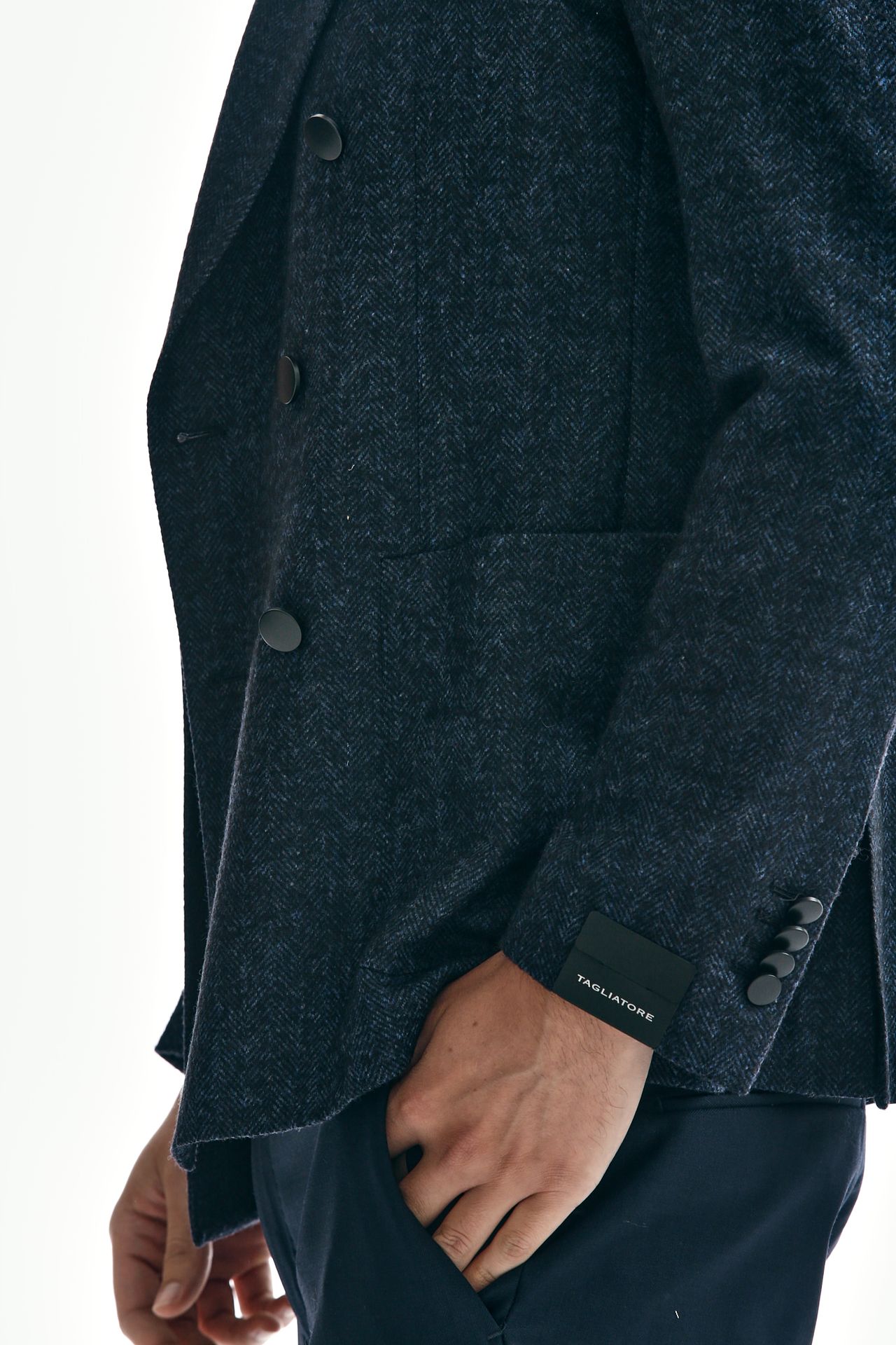 Giacca MONTECARLO spigato blu/nero