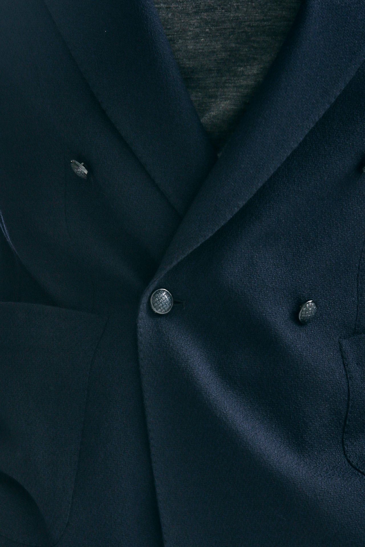 Giacca doppiopetto MONTECARLO in lana blu