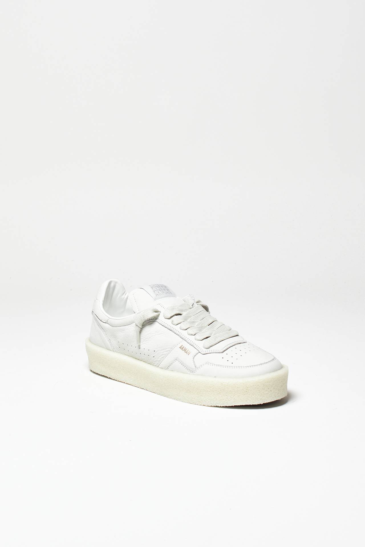 Sneakers in pelle camoscio bianco