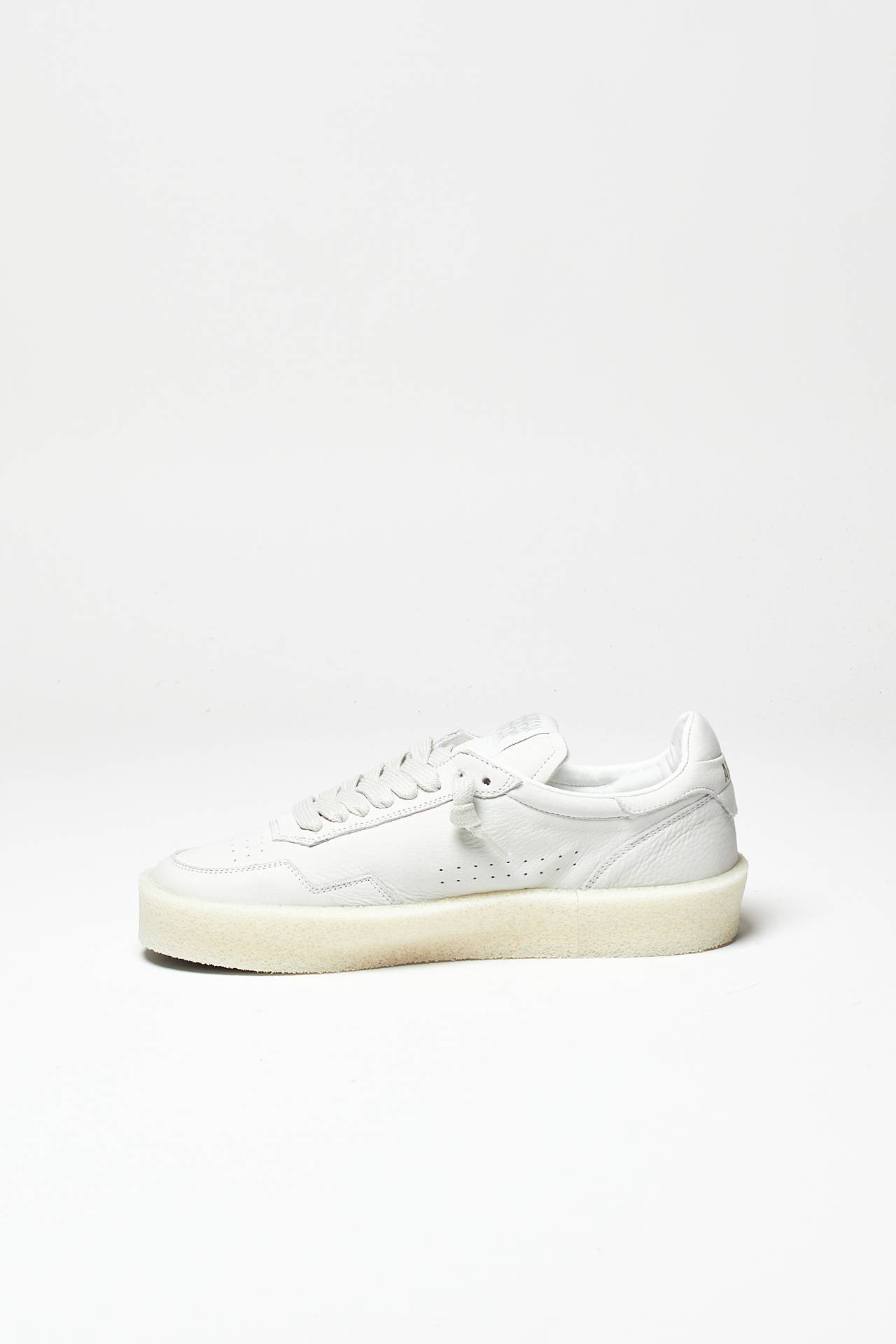 Sneakers in pelle camoscio bianco