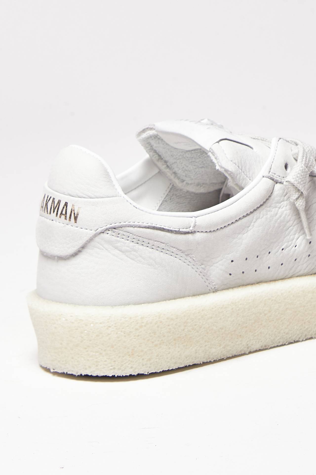 Sneakers in pelle camoscio bianco