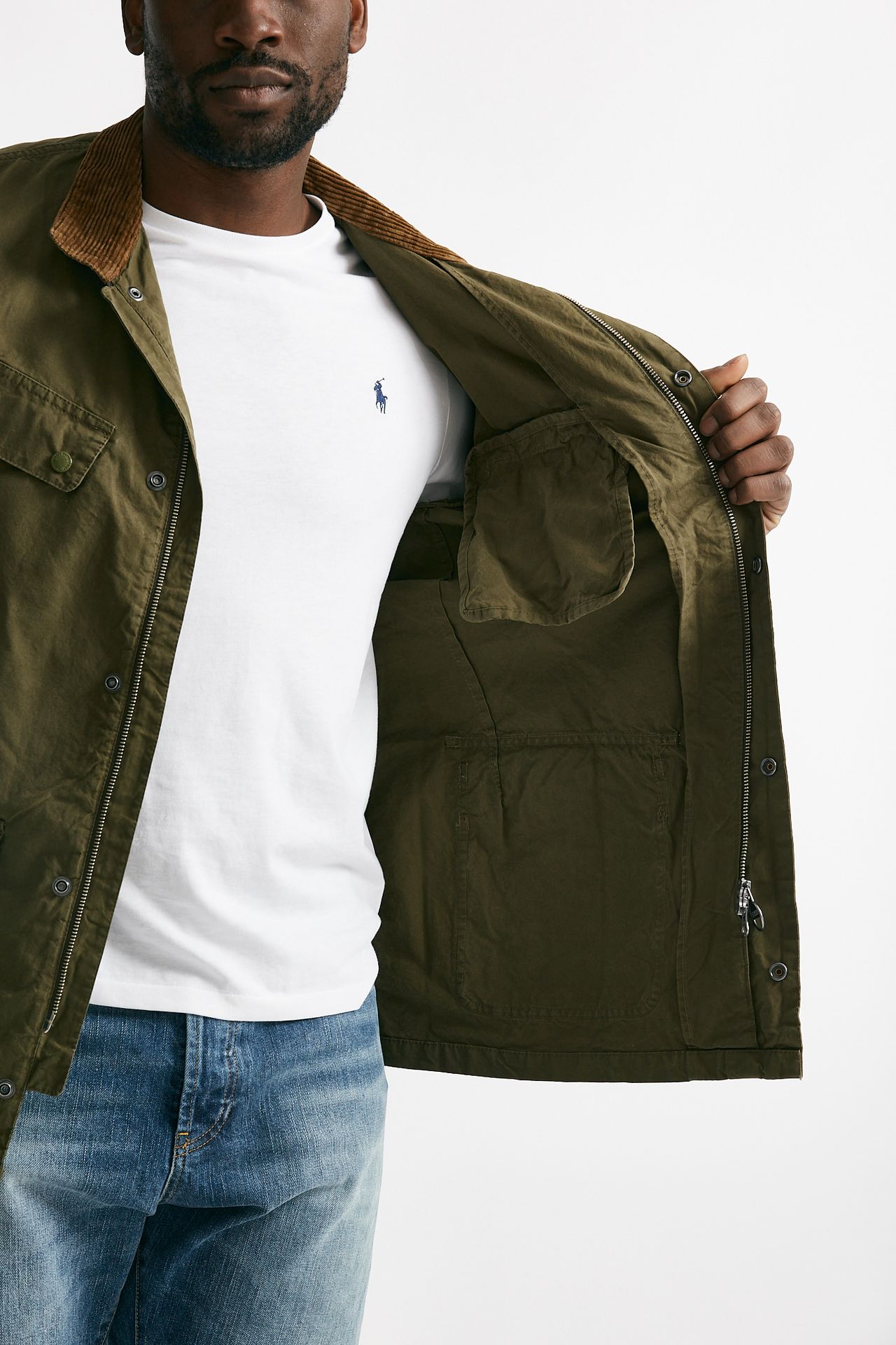 Giacca SUMMER WASH DUKE verde militare