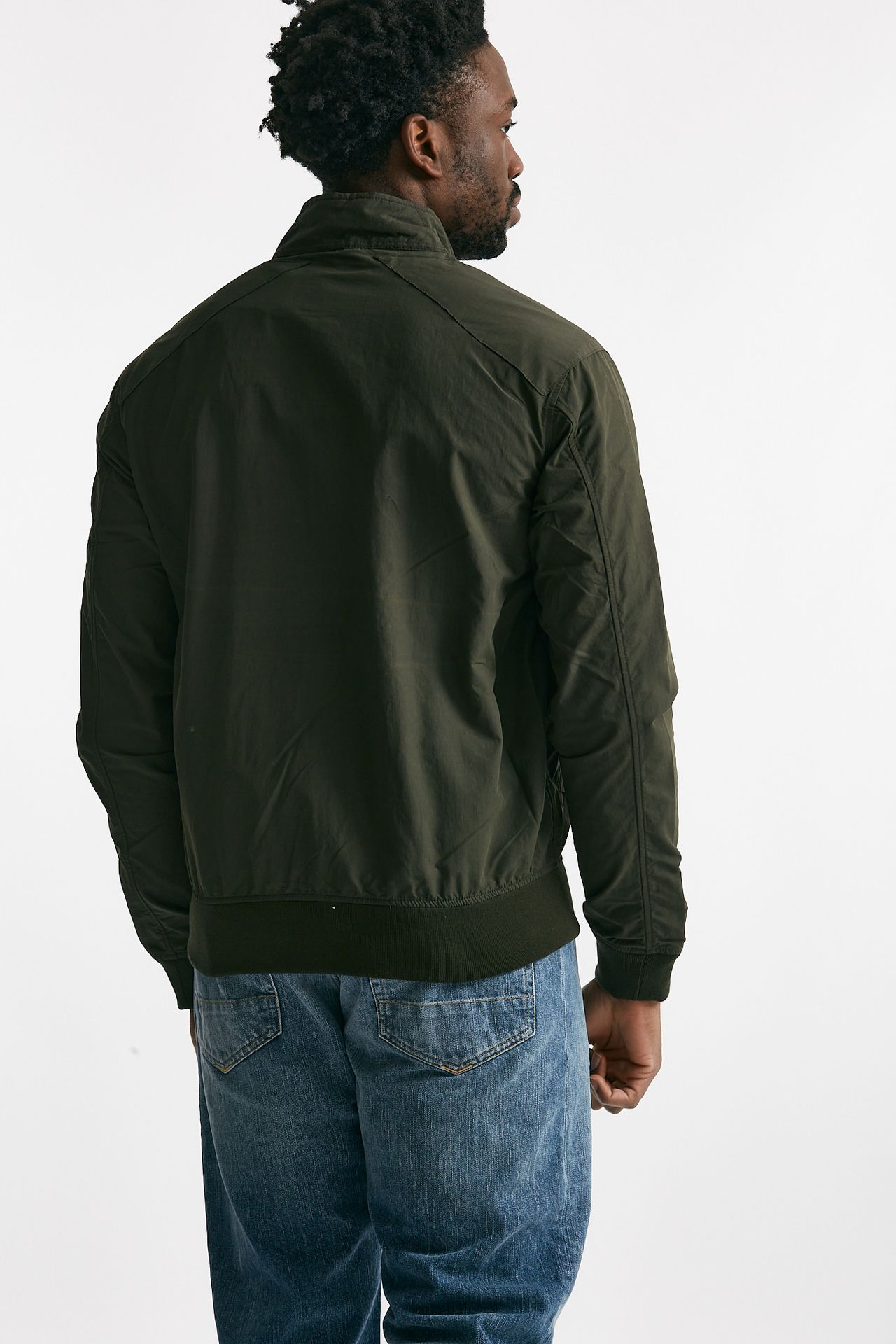 Bomber HARRINGTON RECTIFIER in cotone verde